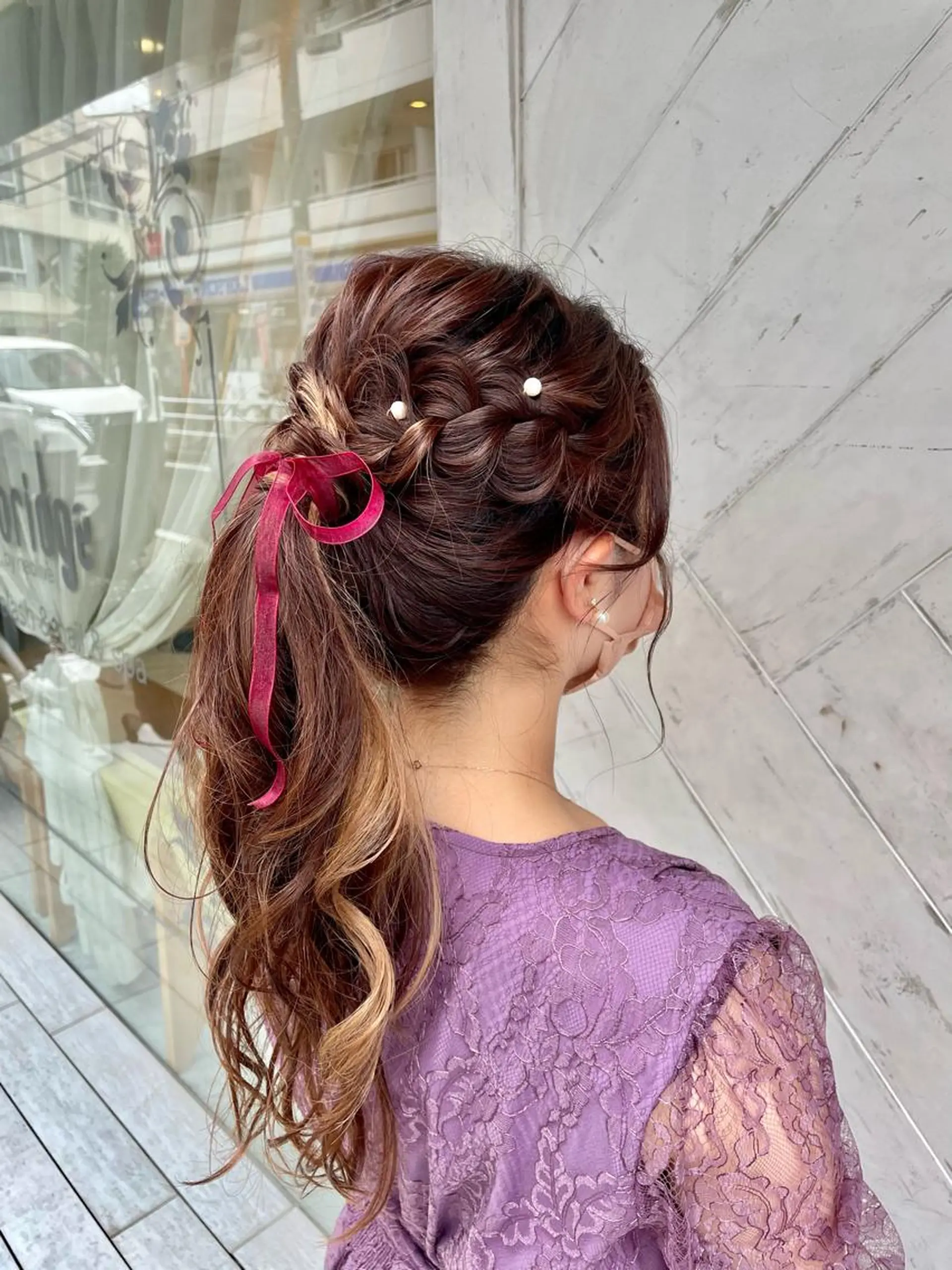 ヘアアレンジ ヘアセット 佐久間 成恵のヘアスタイル