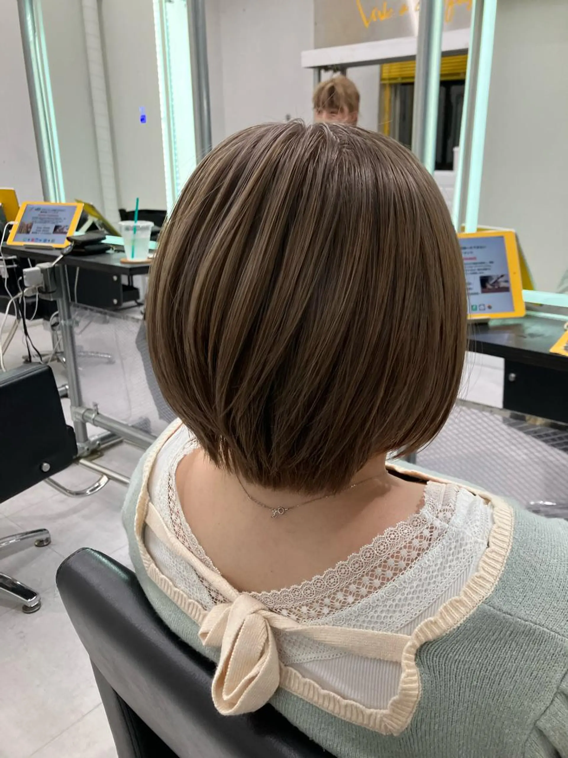 ショート カラー onyx所属・表参道/ハイライト・ バレイヤージュのヘアスタイル