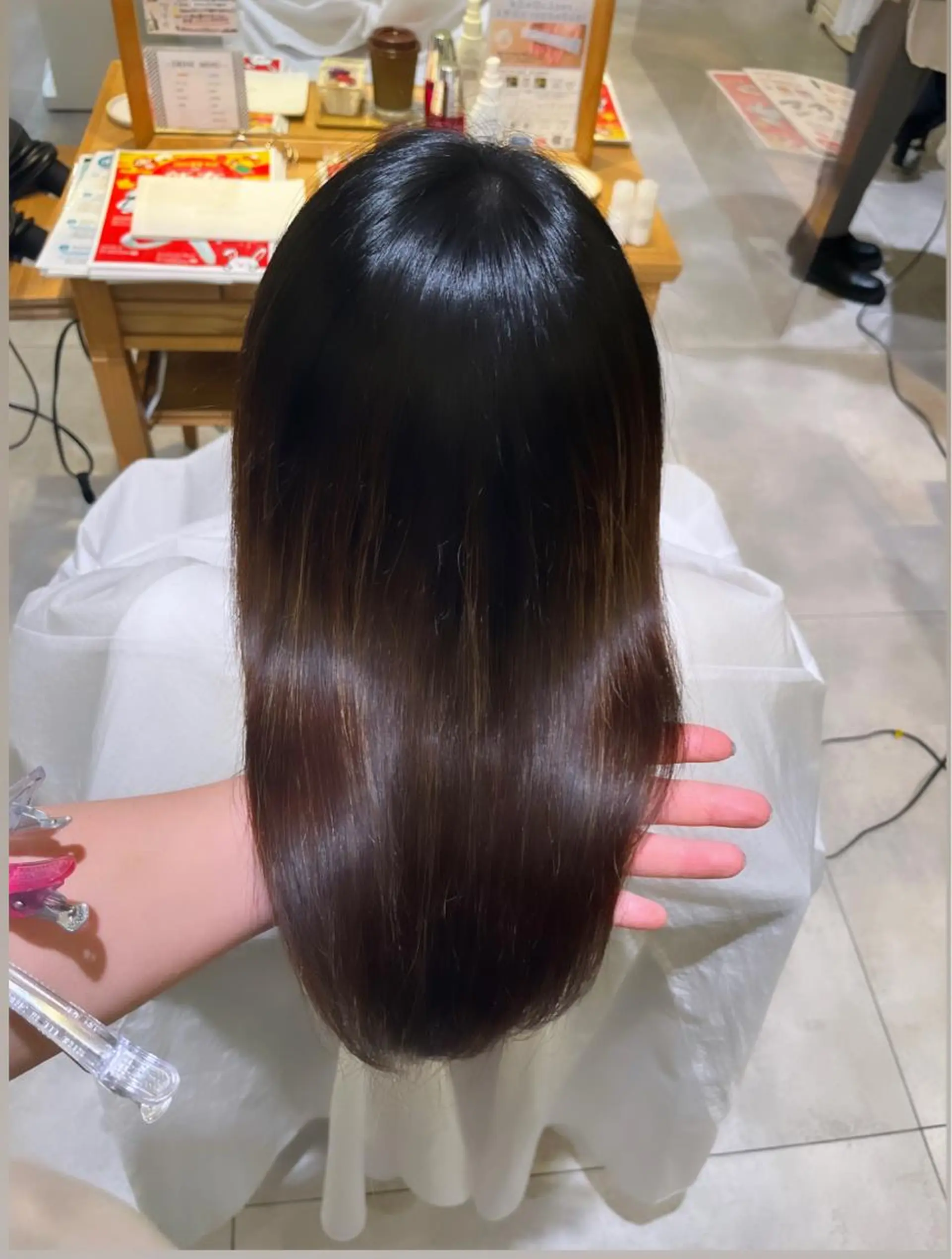 セミロング 髪質改善 トリートメント カット トリートメント BLENDby happiness所属・KAORU/絹髪 /髪質改善/奈良のヘアスタイル