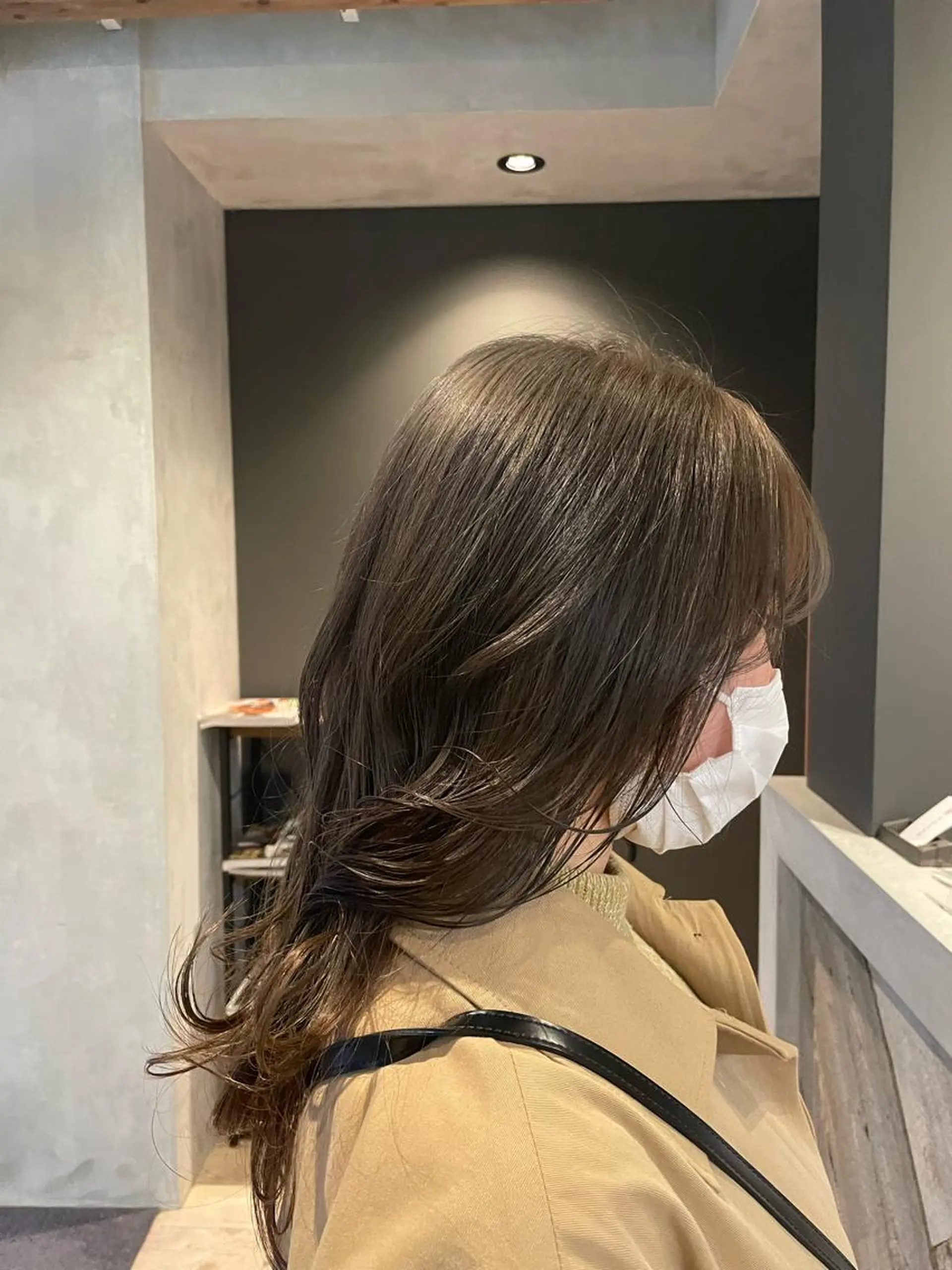 セミロング カット ヘアカラー トリートメント EIGHT 野々市 イトウミサキのヘアスタイル