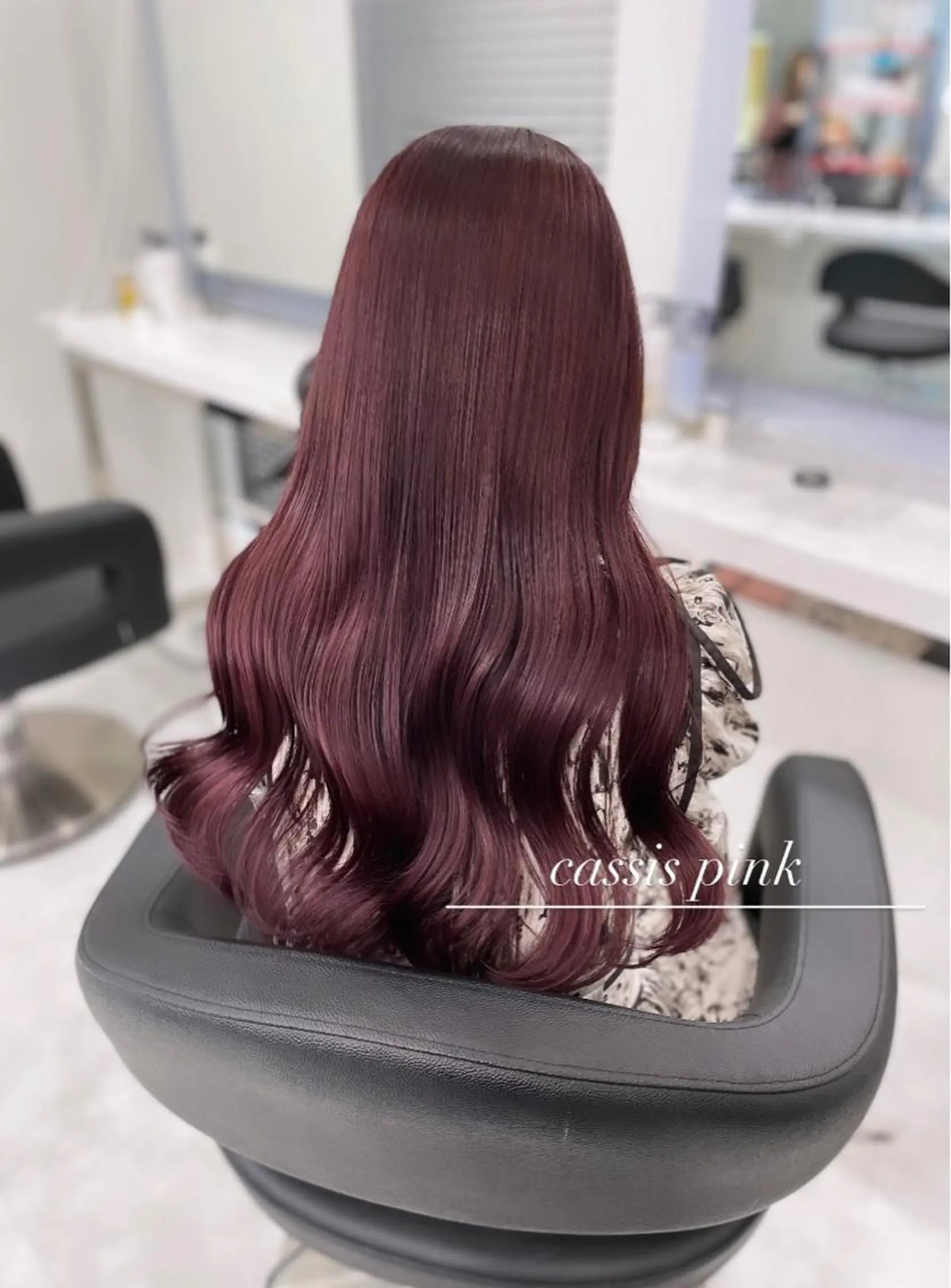 セミロング カラー ヘアアレンジ Ella所属・nana【艶髪】/ レイヤー/縮毛矯正のヘアスタイル