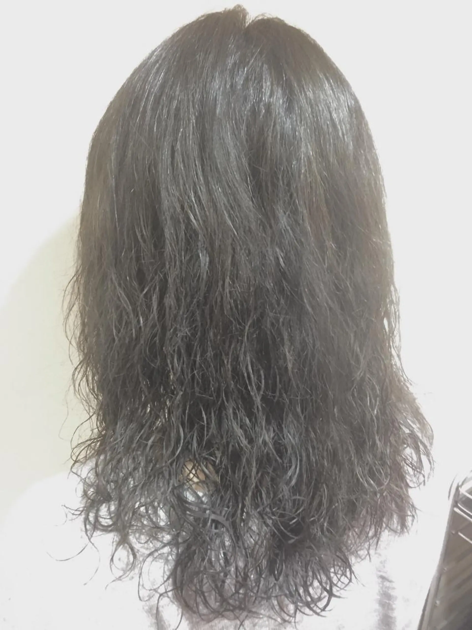 セミロング カラー パーマ セミロングパーマ アッシュ 可愛いを作る神 ナオヒロのヘアスタイル