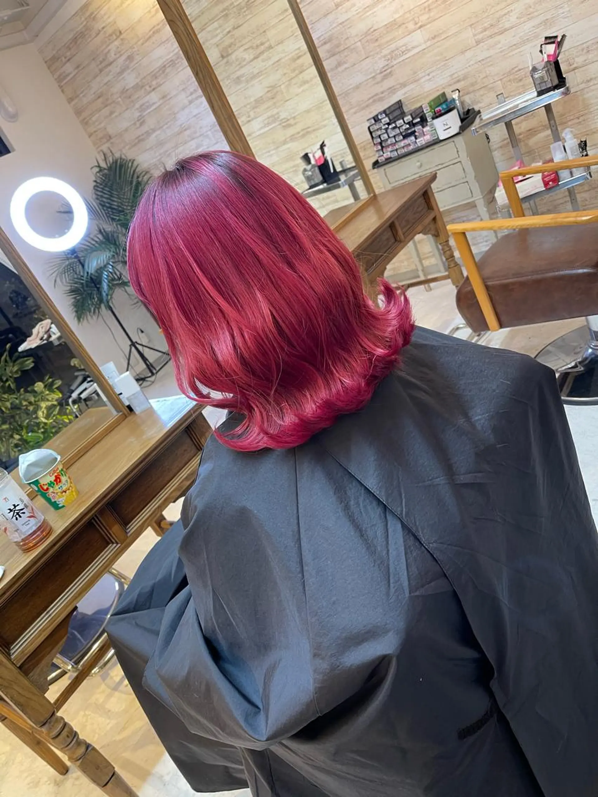 ミディアム カラー カット ヘアカラー トリートメント MARDI GRAS 蘭丸のヘアスタイル