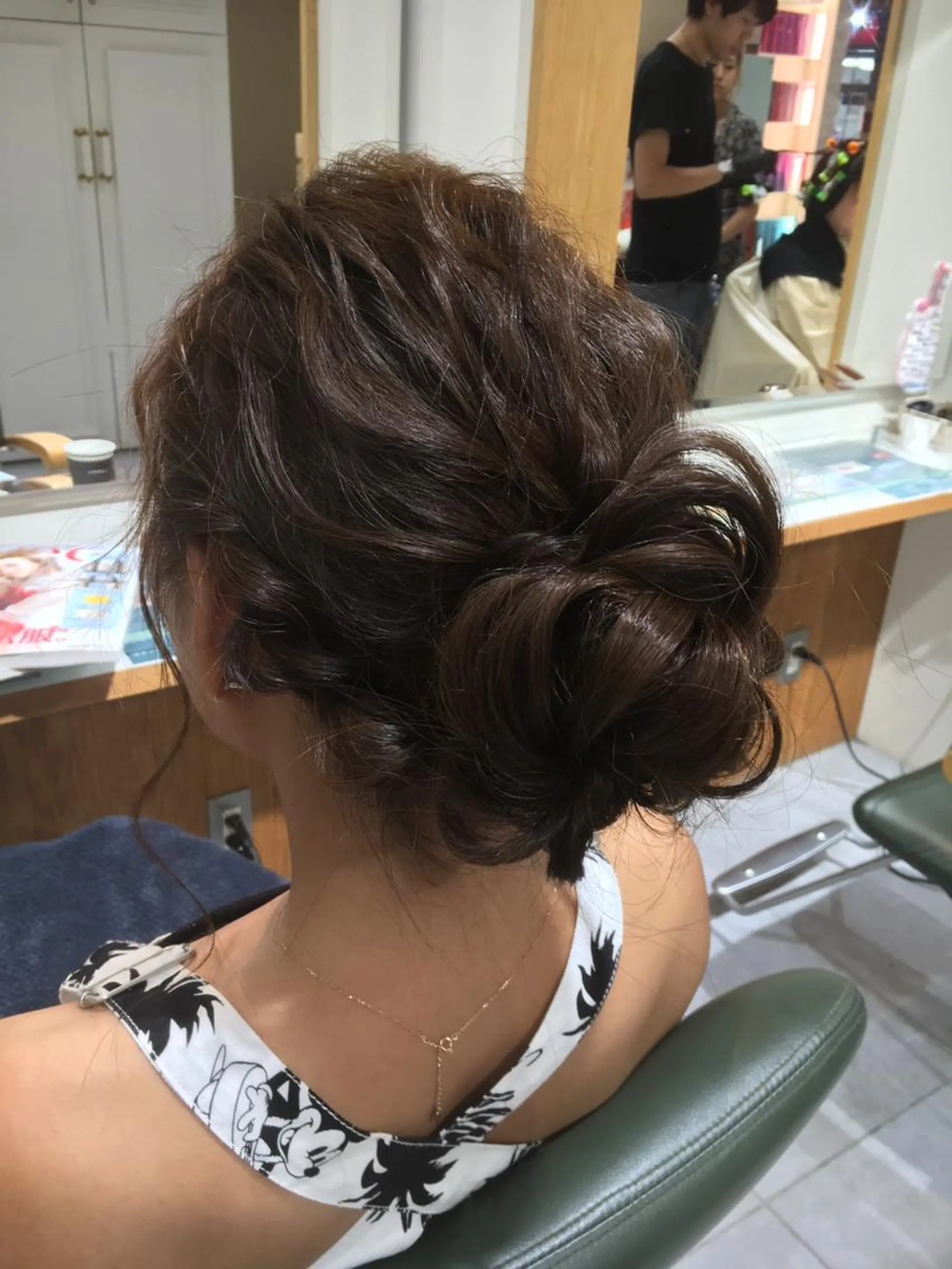 ロング カラー アッシュ アッシュブラウン ブラウンカラー fukuyasu rikaのヘアスタイル