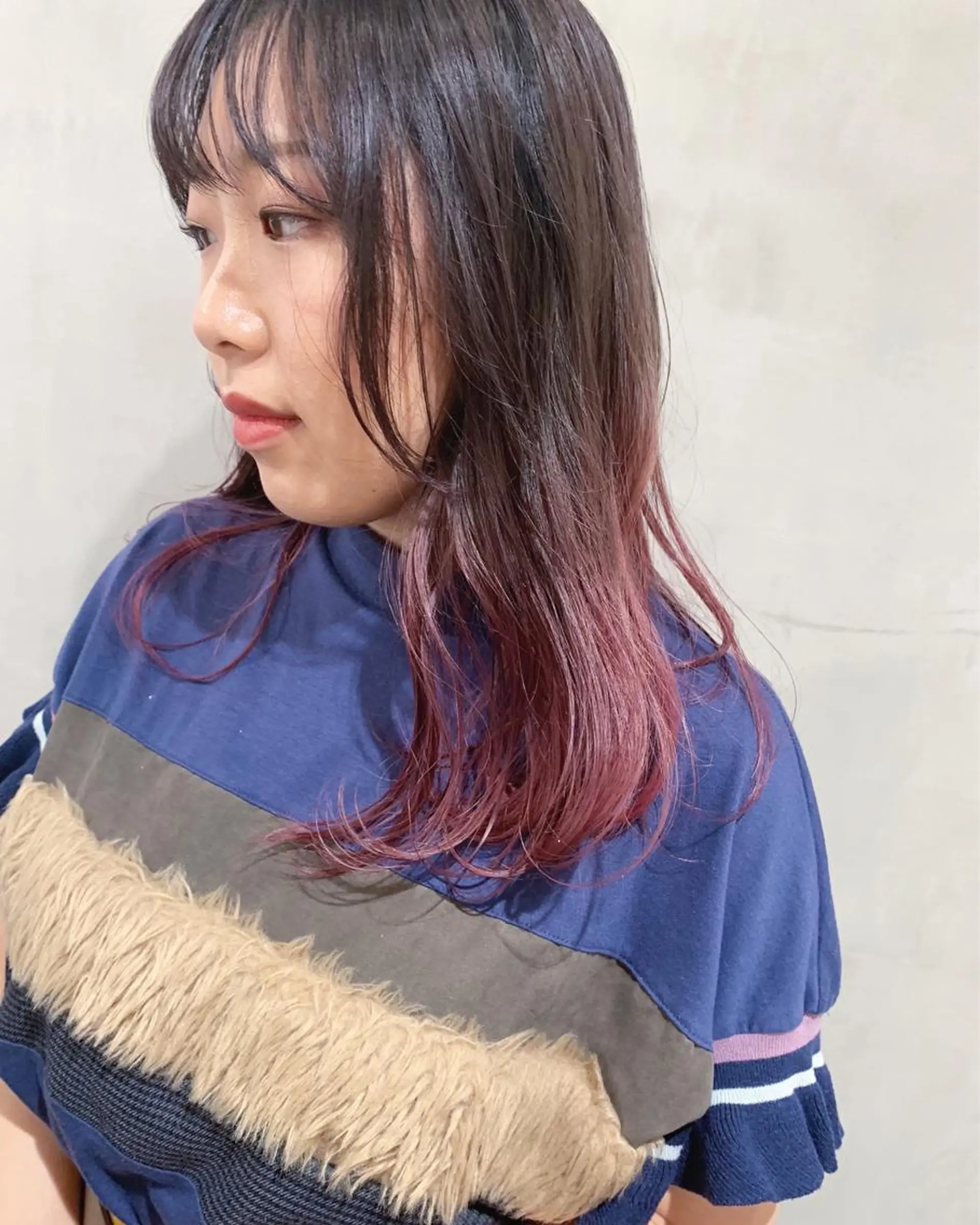 セミロング カラー ヘアカラー トリートメント 優 作のヘアスタイル