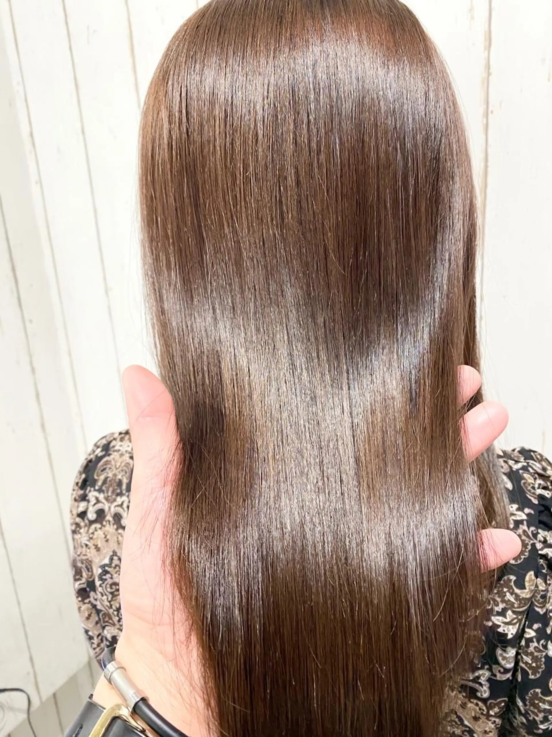 ミディアム カラー パーマ ヘアアレンジ アッシュ バレイヤージュ ベージュカラー ブリーチ 透明感カラー RecheRche【池袋】所属・👑指名率No.1 👑坂口飛翔のヘアスタイル