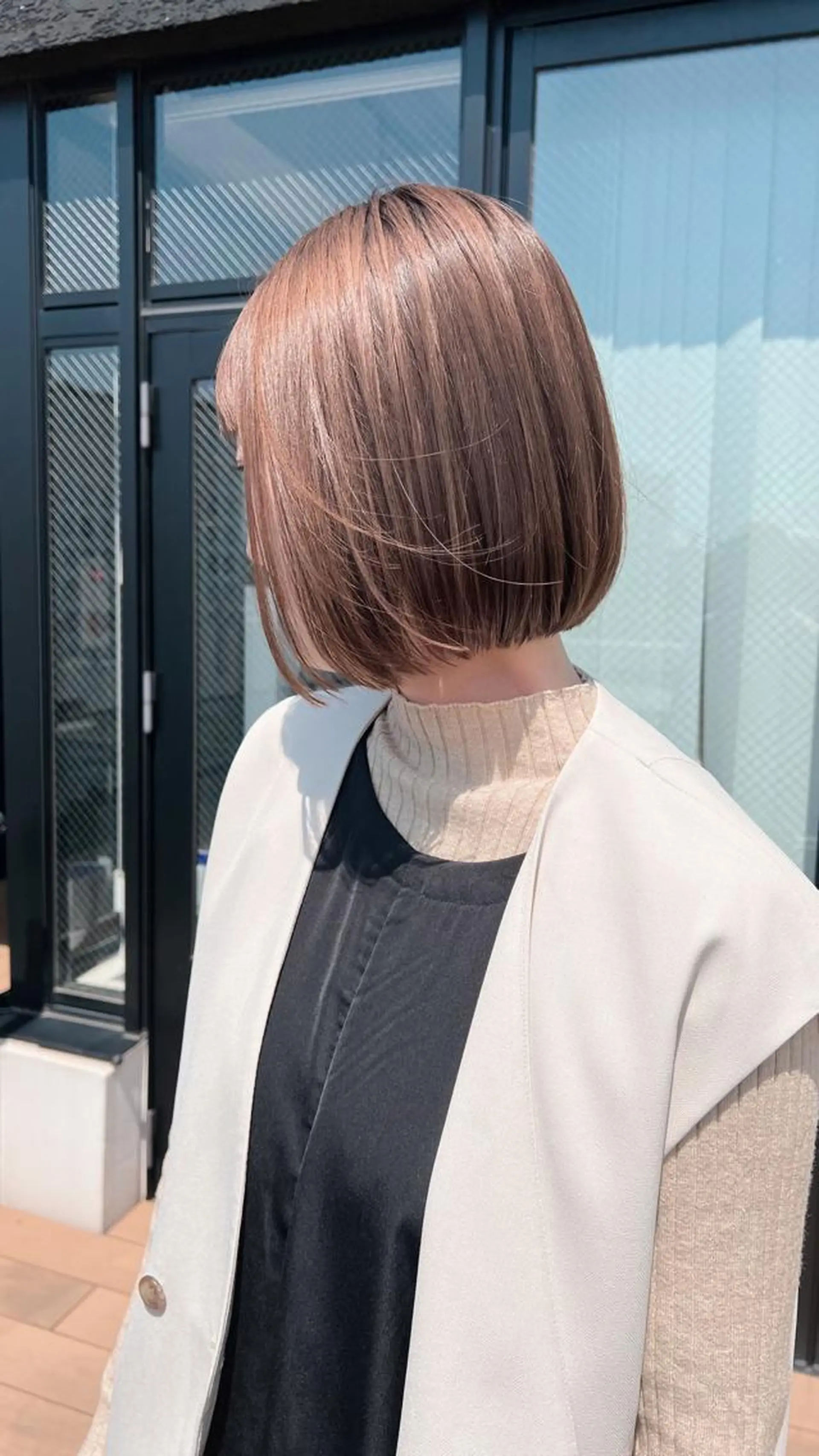 ミディアム カラー ボブ ヘアカラー Living所属・ヨシモトリョウ 髪質改善/美髪のヘアスタイル