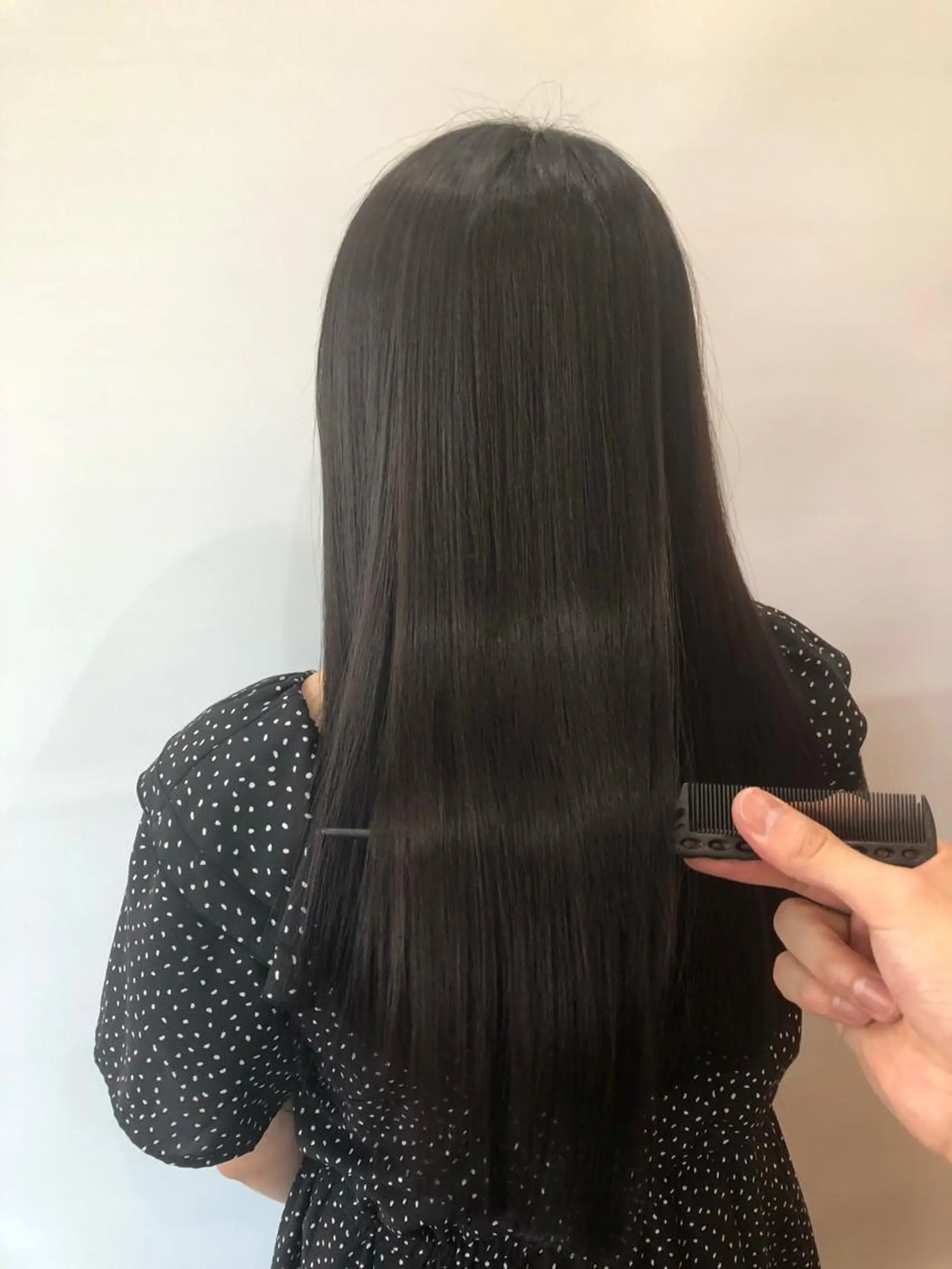 ロング カット 縮毛矯正 トリートメント 高山🐬髪質改善 池袋で縮毛矯正のヘアスタイル