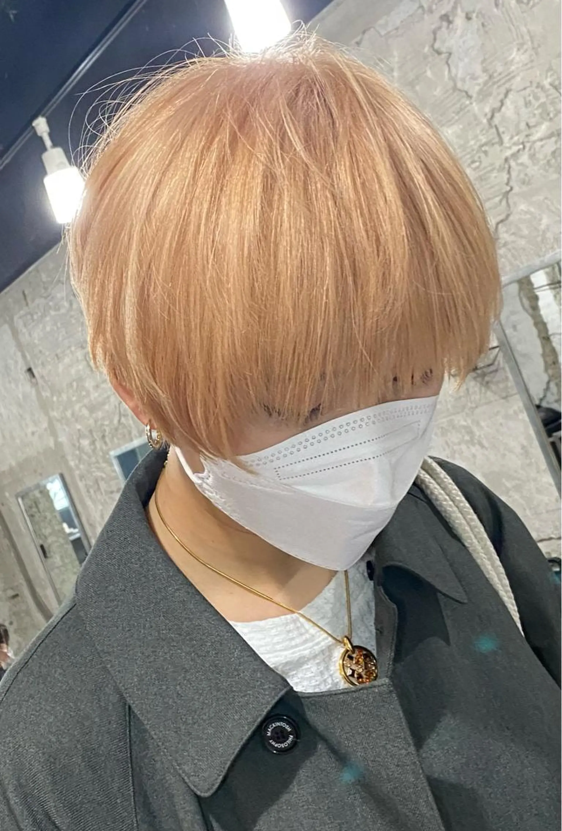ショート カラー ベージュカラー オレンジ オレンジベージュ ショートヘア カット ヘアカラー ［似合わせヘア］ ✂︎OGURO✂︎のヘアスタイル