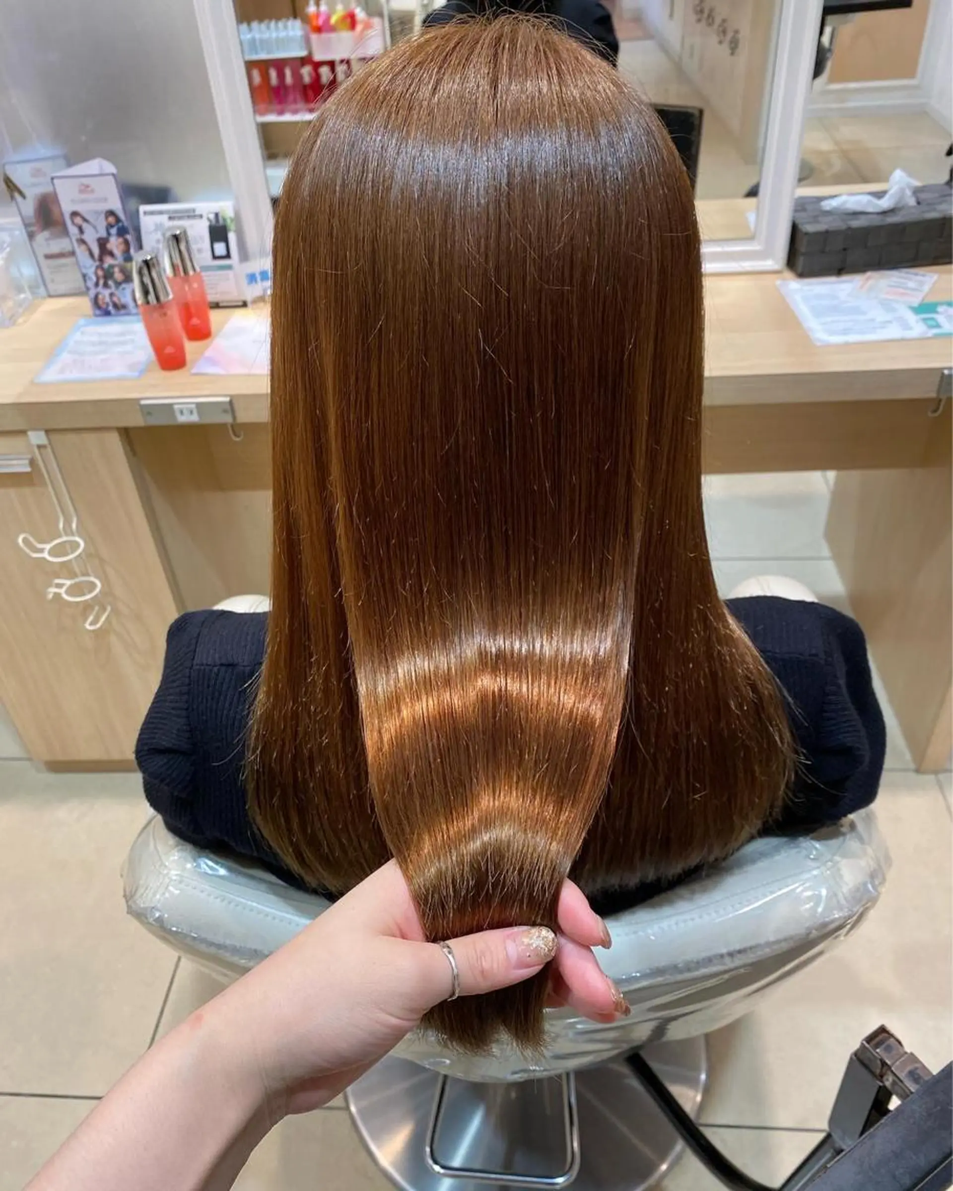 ロング カラー イルミナカラー カット トリートメント Ash中目黒店 榊間茜のヘアスタイル