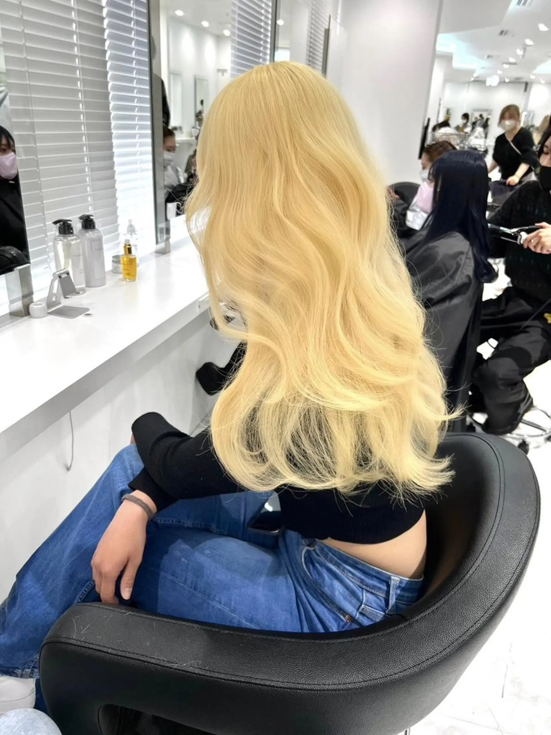 カラー 🫧似合わせヘア🫧 シンカイアオイ🫧のヘアスタイル