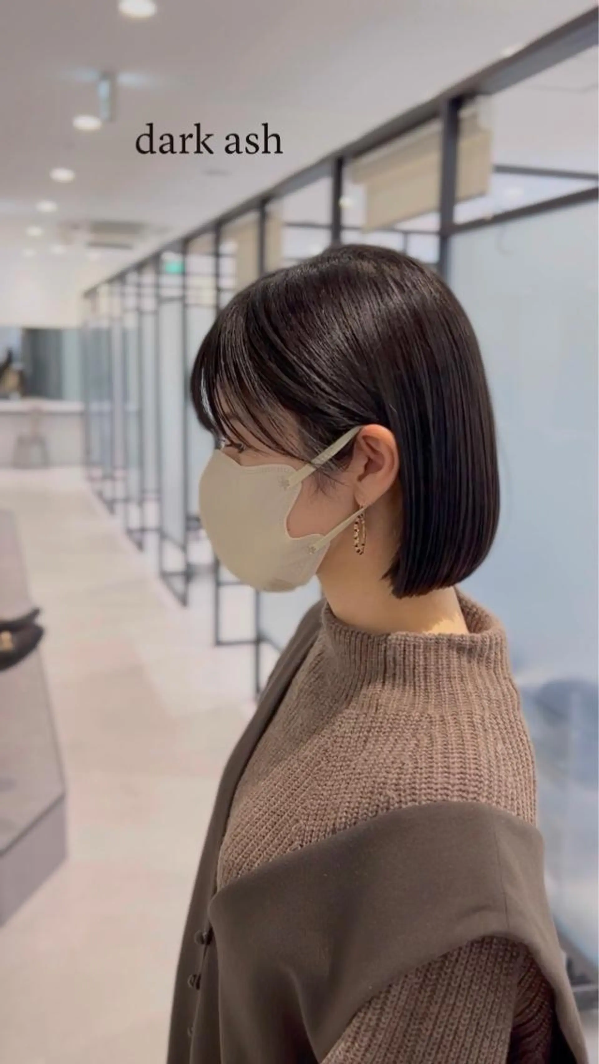 ショート カラー カット トリートメント 髪質改善/顔まわり 石原のヘアスタイル