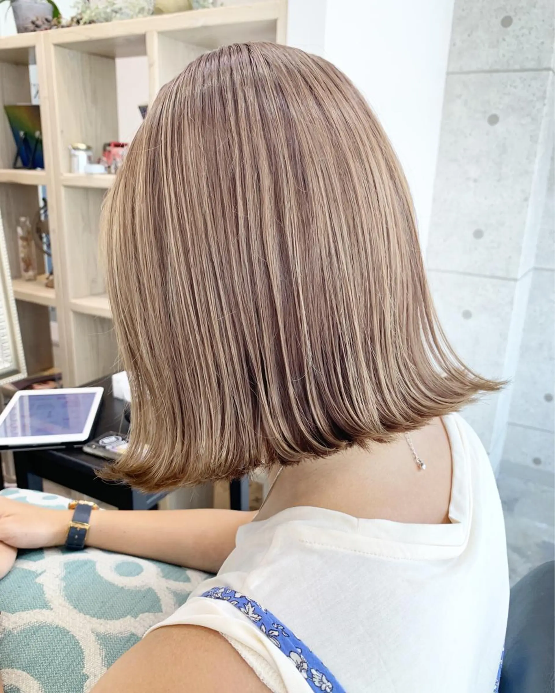 ショート カラー LITTY所属・山永 圭介のヘアスタイル