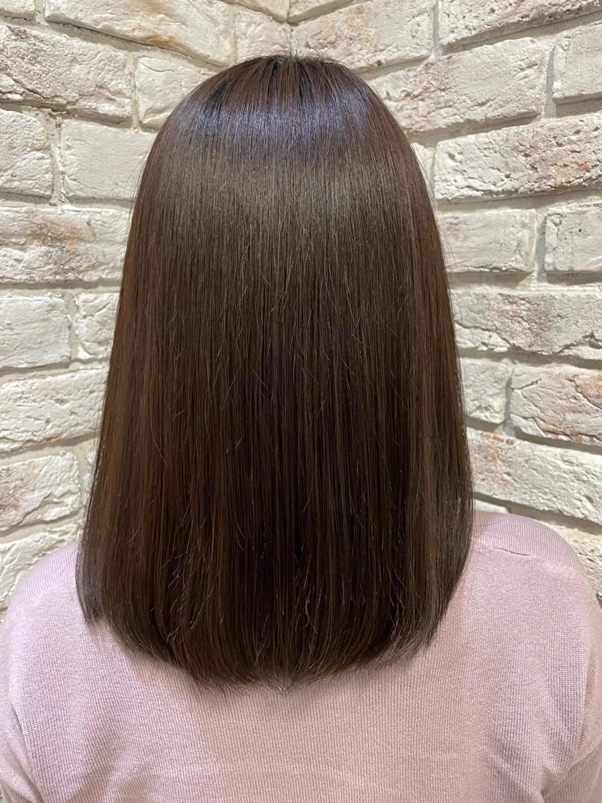 ミディアム トリートメント ヘアカラー トリートメント echelle所属・るな/echelle 【カットモデル募集】のヘアスタイル