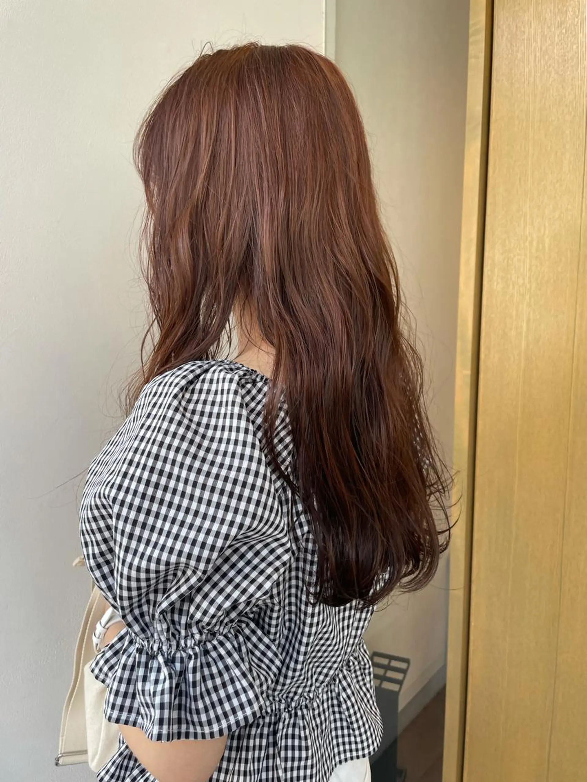 ロング カラー ブラウンカラー カッパーブラウン LUDIQUE【ルディック】所属・AKI ✄のヘアスタイル