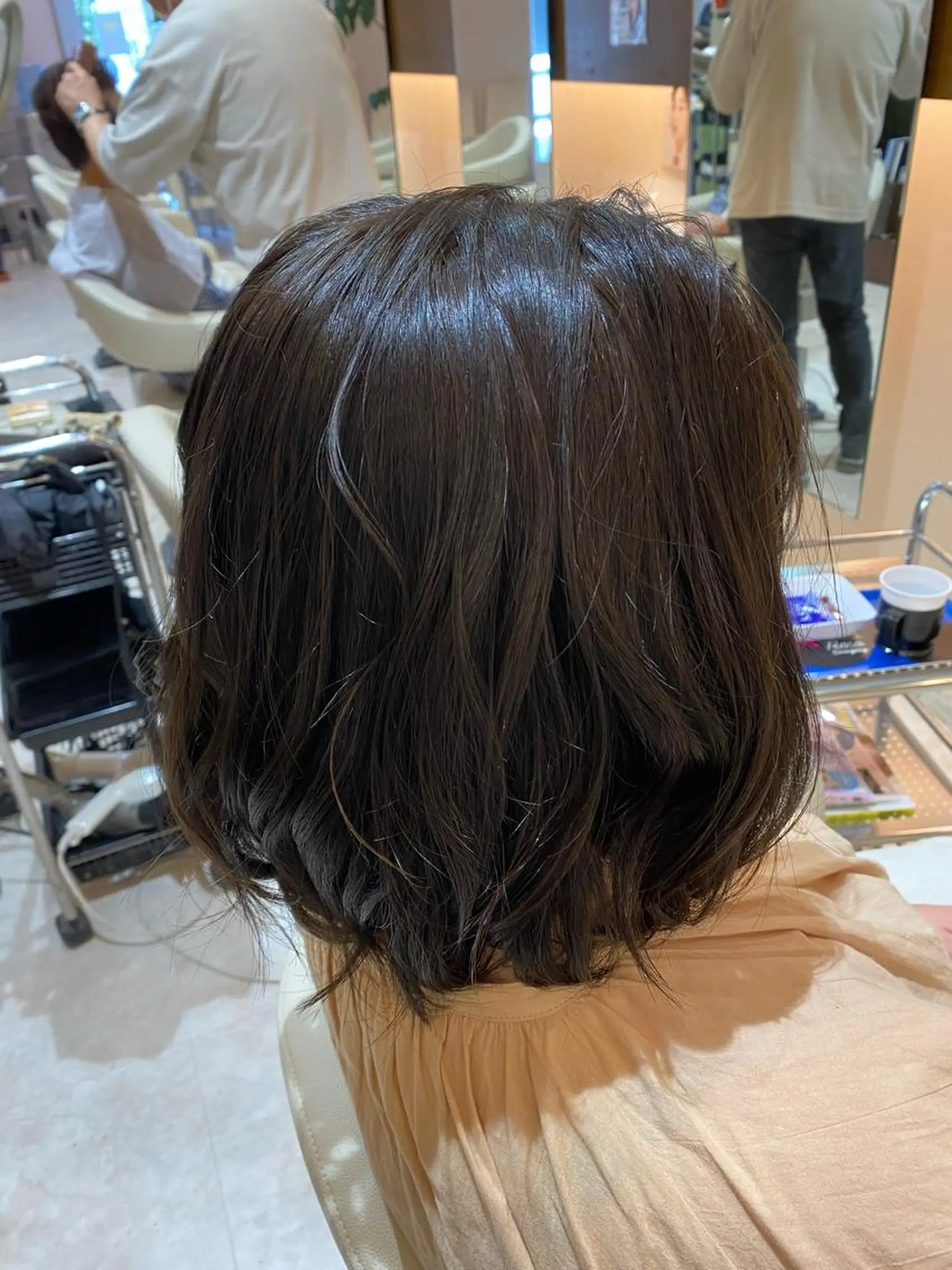 ミディアム 清水 有紗のヘアスタイル