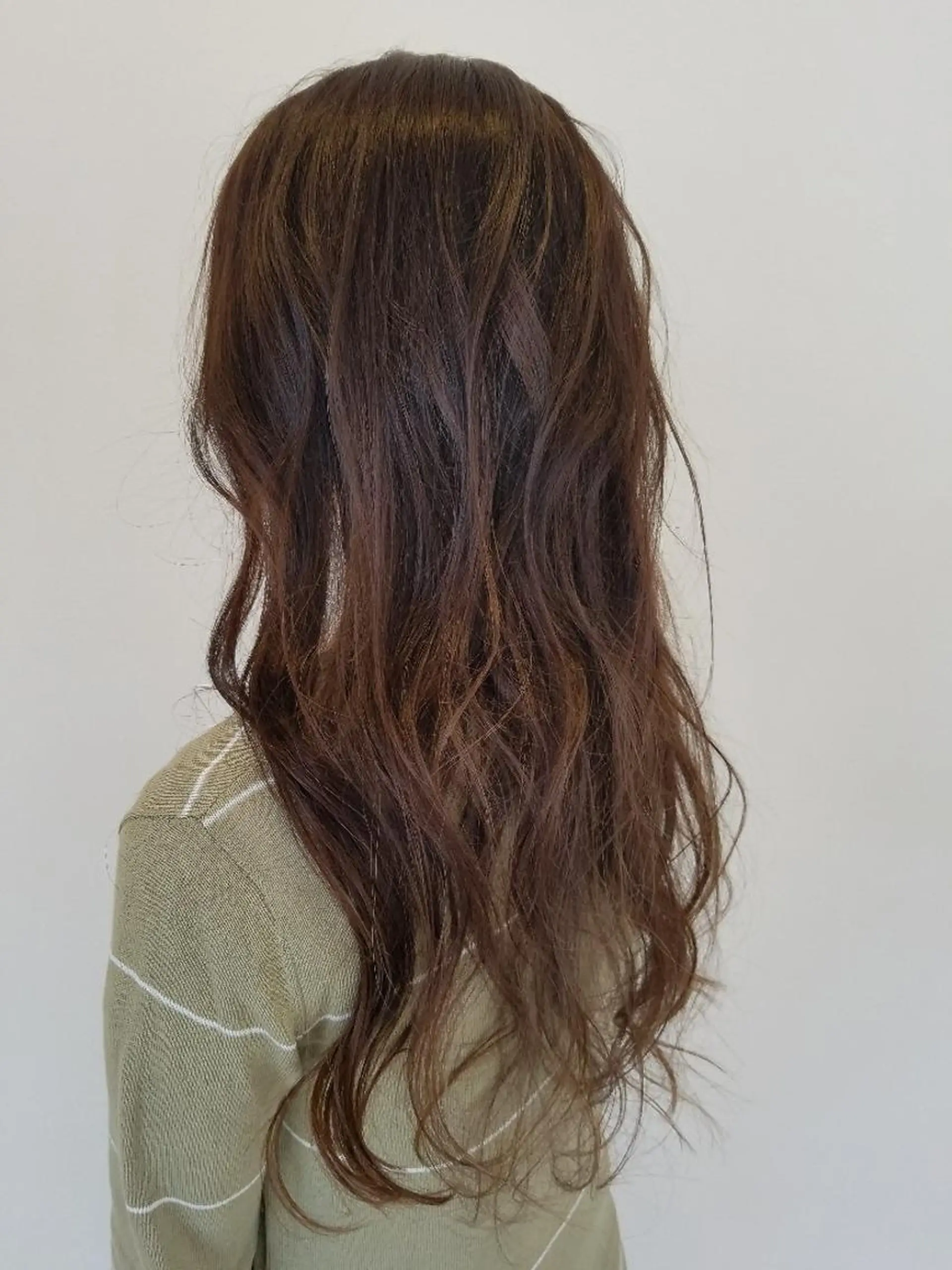 ロング カラー アッシュ アッシュグレー アッシュグレージュ グレージュ 髪質改善/ハイライト 小林秀樹のヘアスタイル