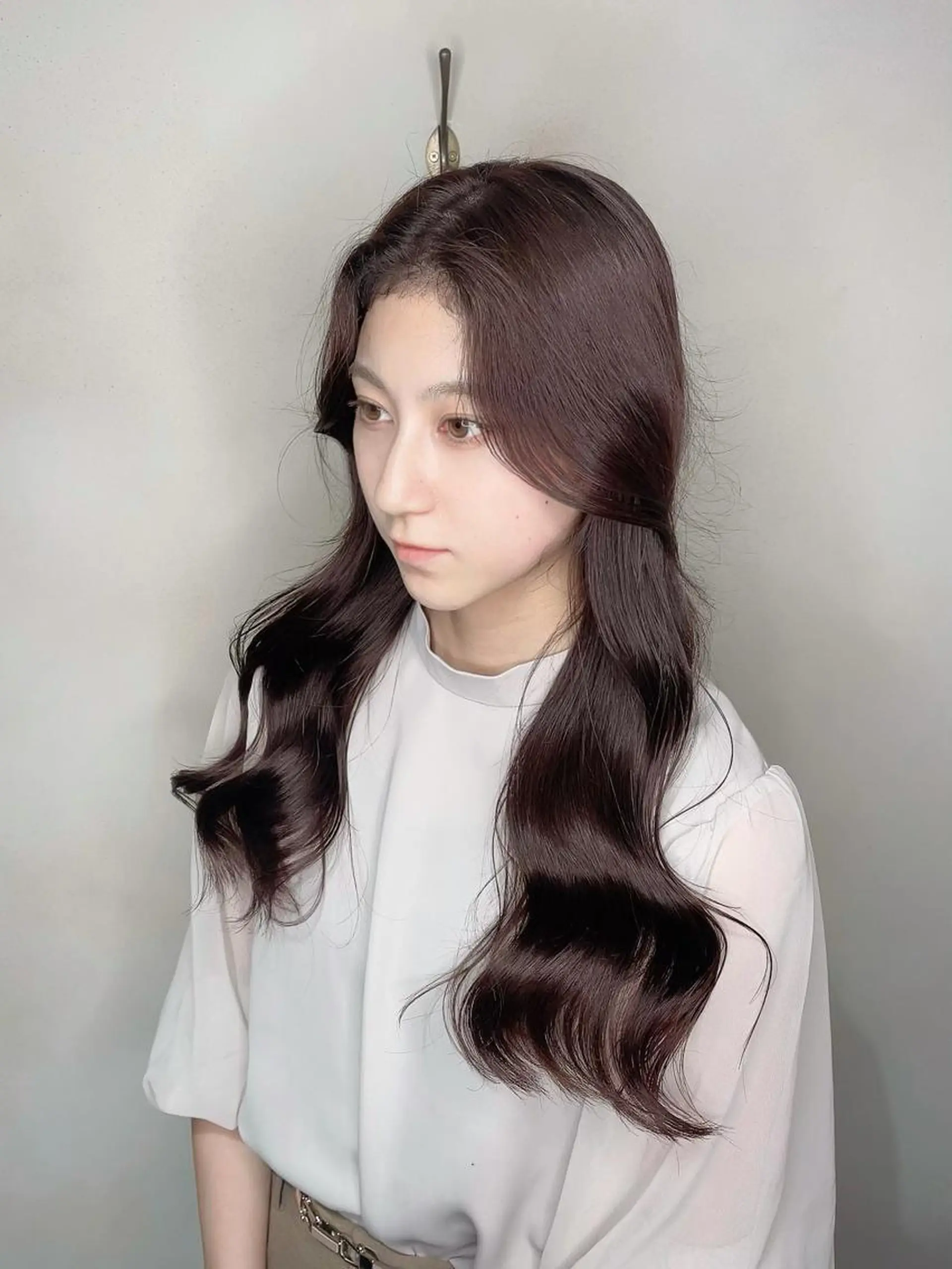 ロング カラー アディクシーカラー ブラウンカラー 泉 堅也のヘアスタイル