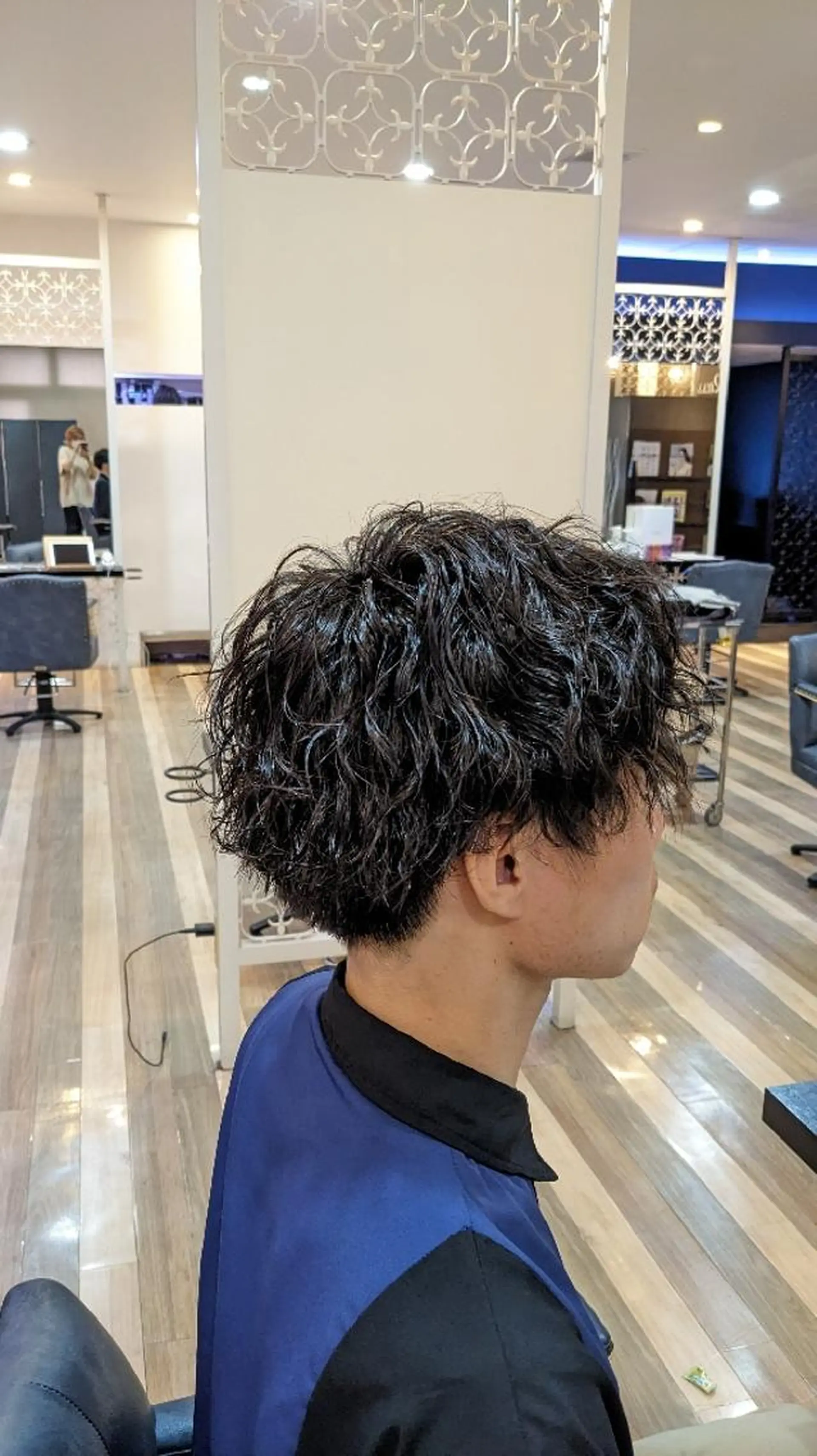 パーマ メンズ カット パーマ Russo(ルッソ)所属・こにし/蒲生四丁目 /髪質改善/スパのヘアスタイル