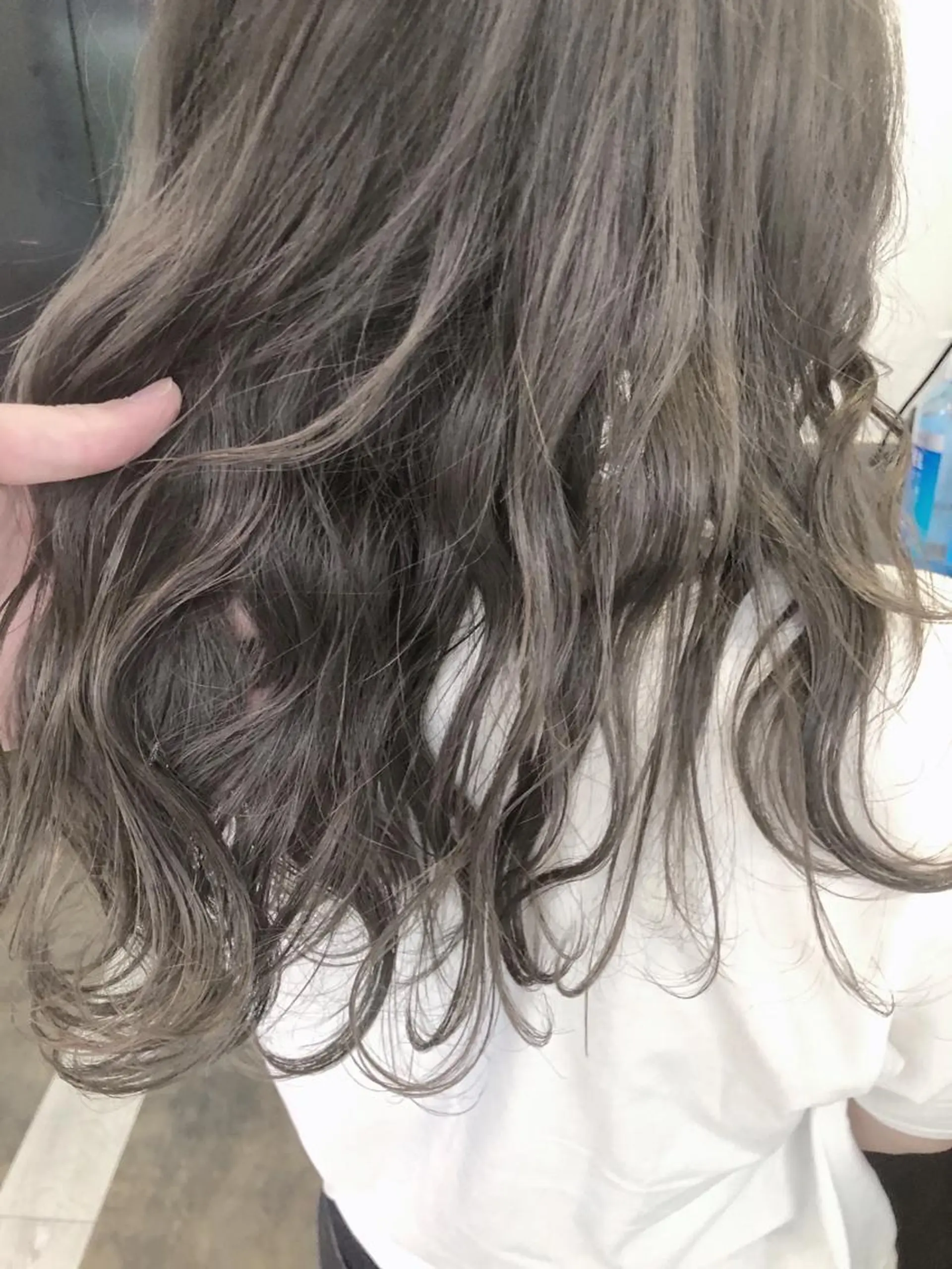 ミディアム カラー グレージュ ヘアカラー トリートメント GiseL天神カラー 髪質改善/ブリーチのヘアスタイル