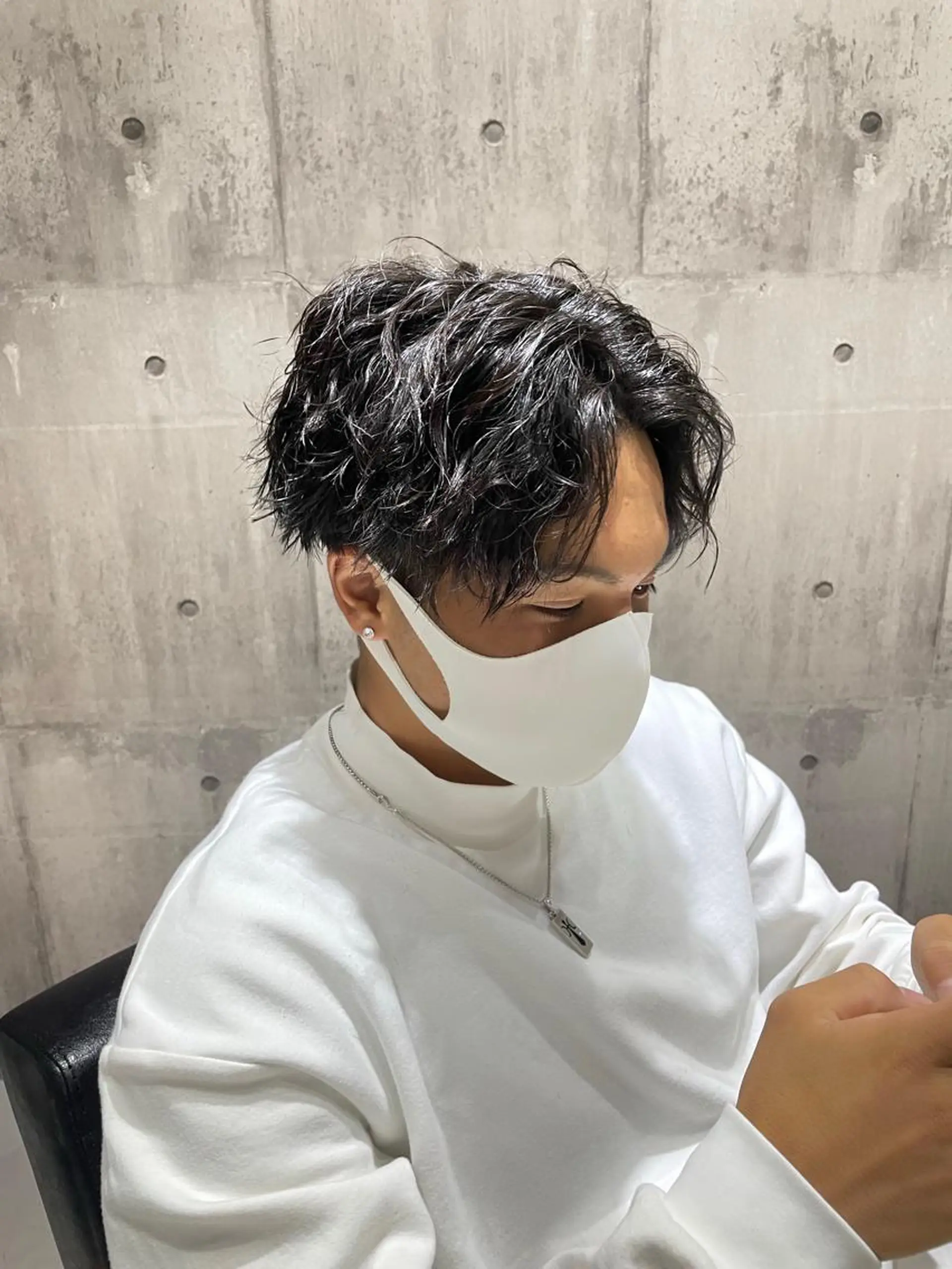 メンズ メンズパーマ 潤艶髪師 まむのヘアスタイル