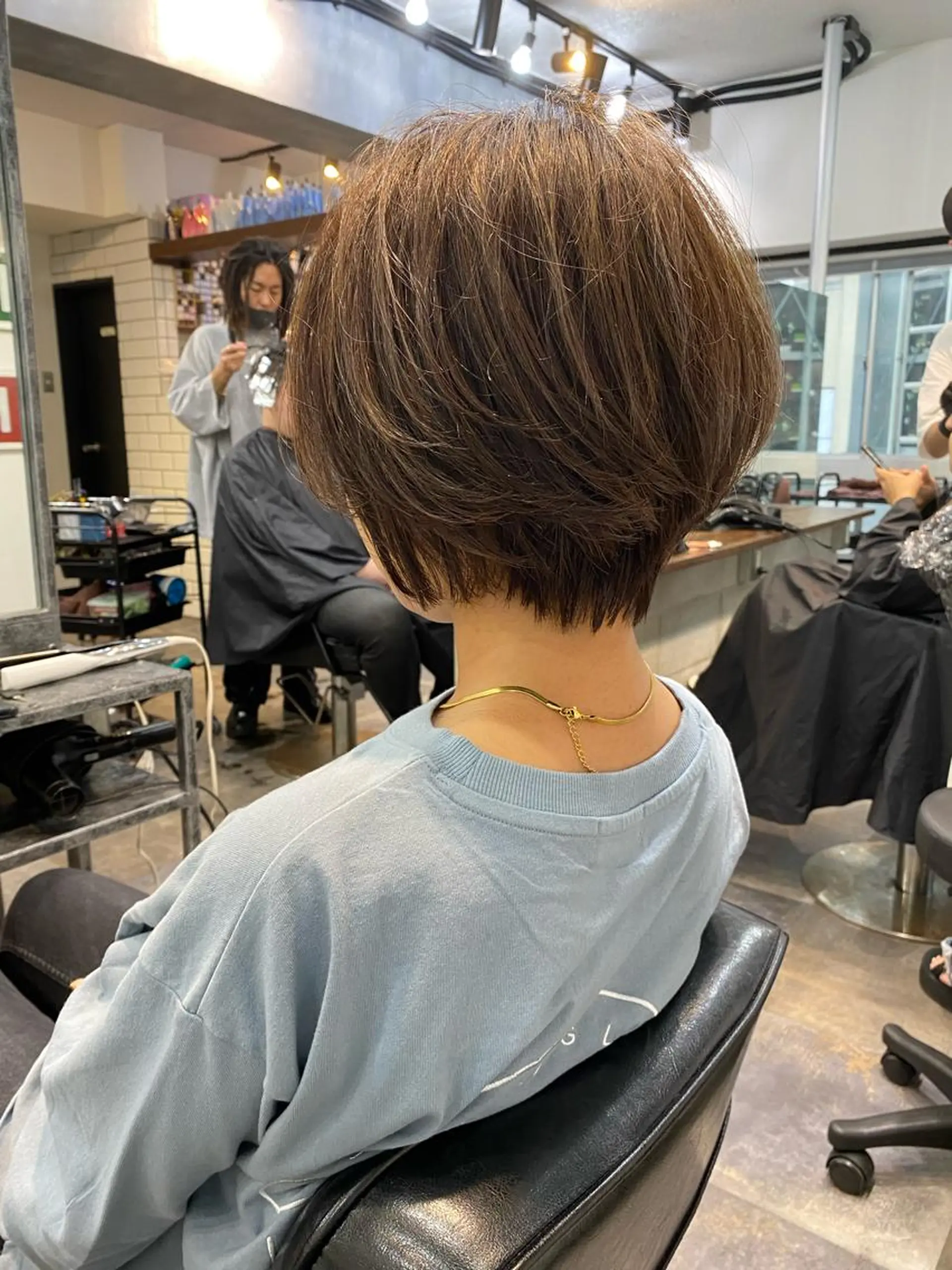 ショート ボブとパーマの達人 美容室難民の方は是非のヘアスタイル