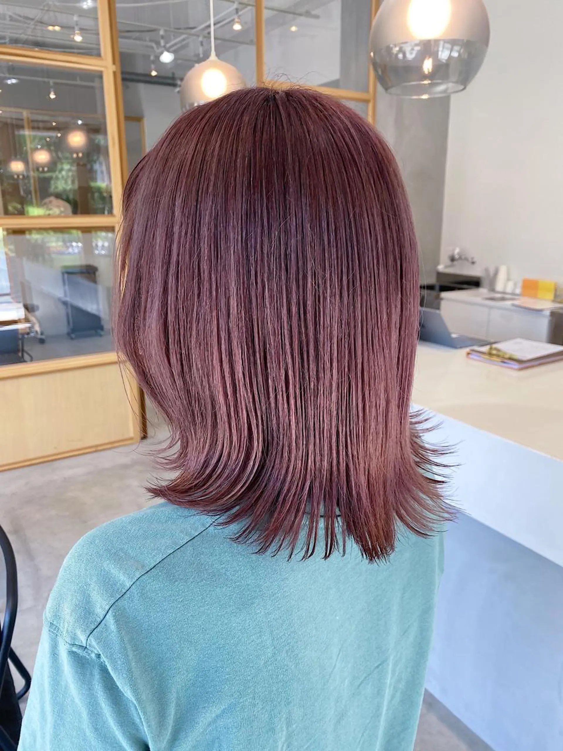 ミディアム カット ヘアカラー 🌼FERIA梅田 shiho🌼のヘアスタイル