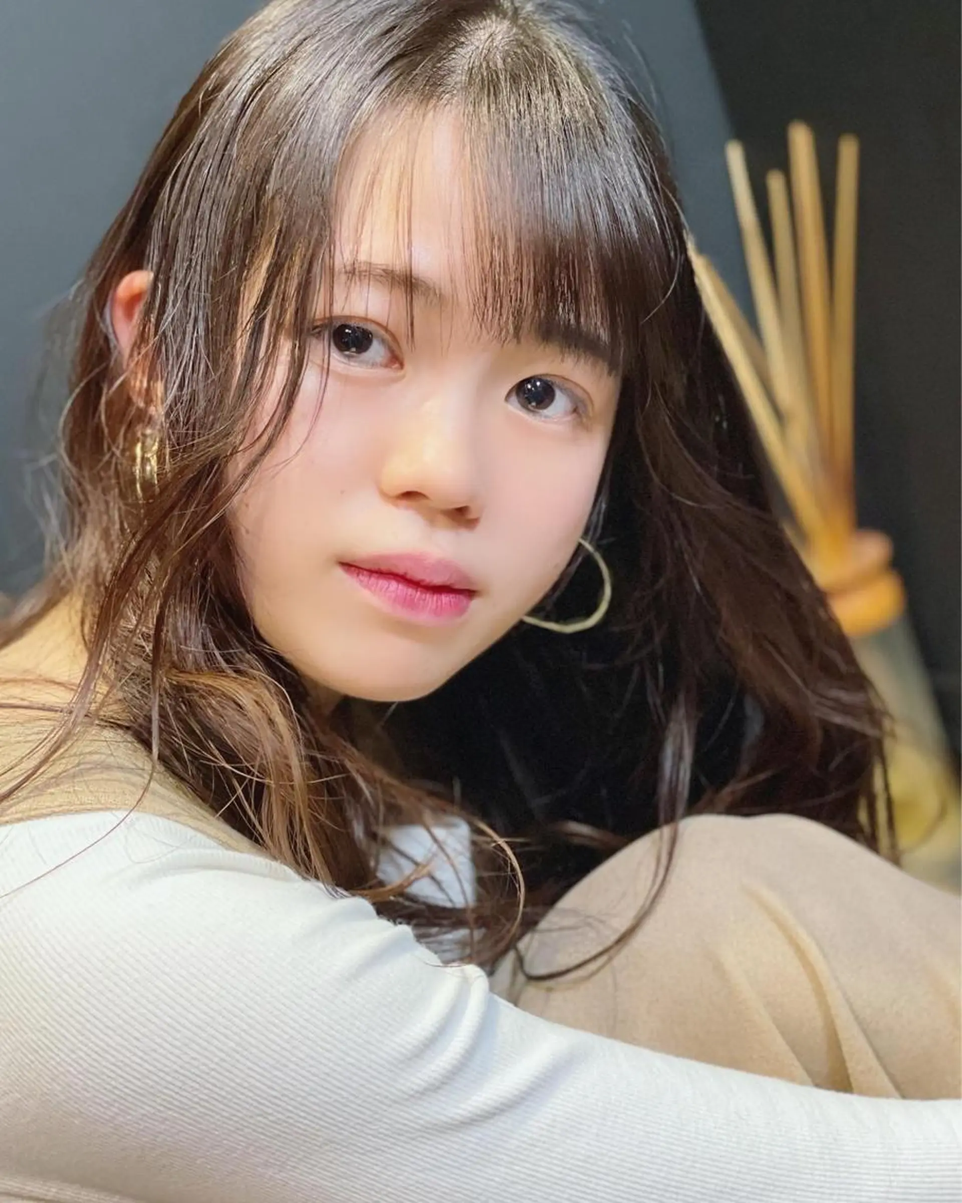 ロング シースルーバング 柿本拓【全席完全個室 ログネオン】のヘアスタイル