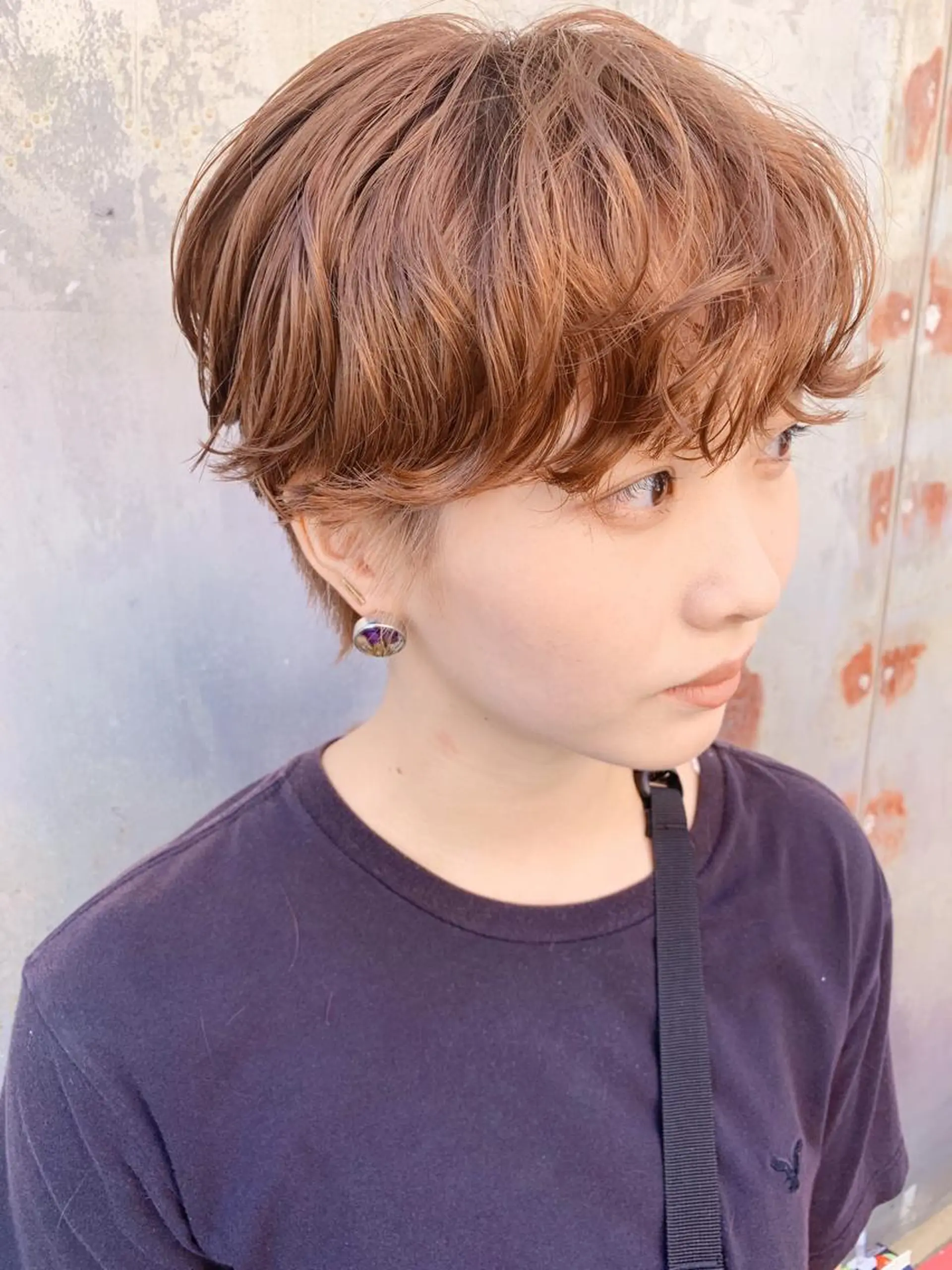 ショート カラー カット パーマ ヘアセット ブリーチカラーNo. 1🌈 RYOGAのヘアスタイル