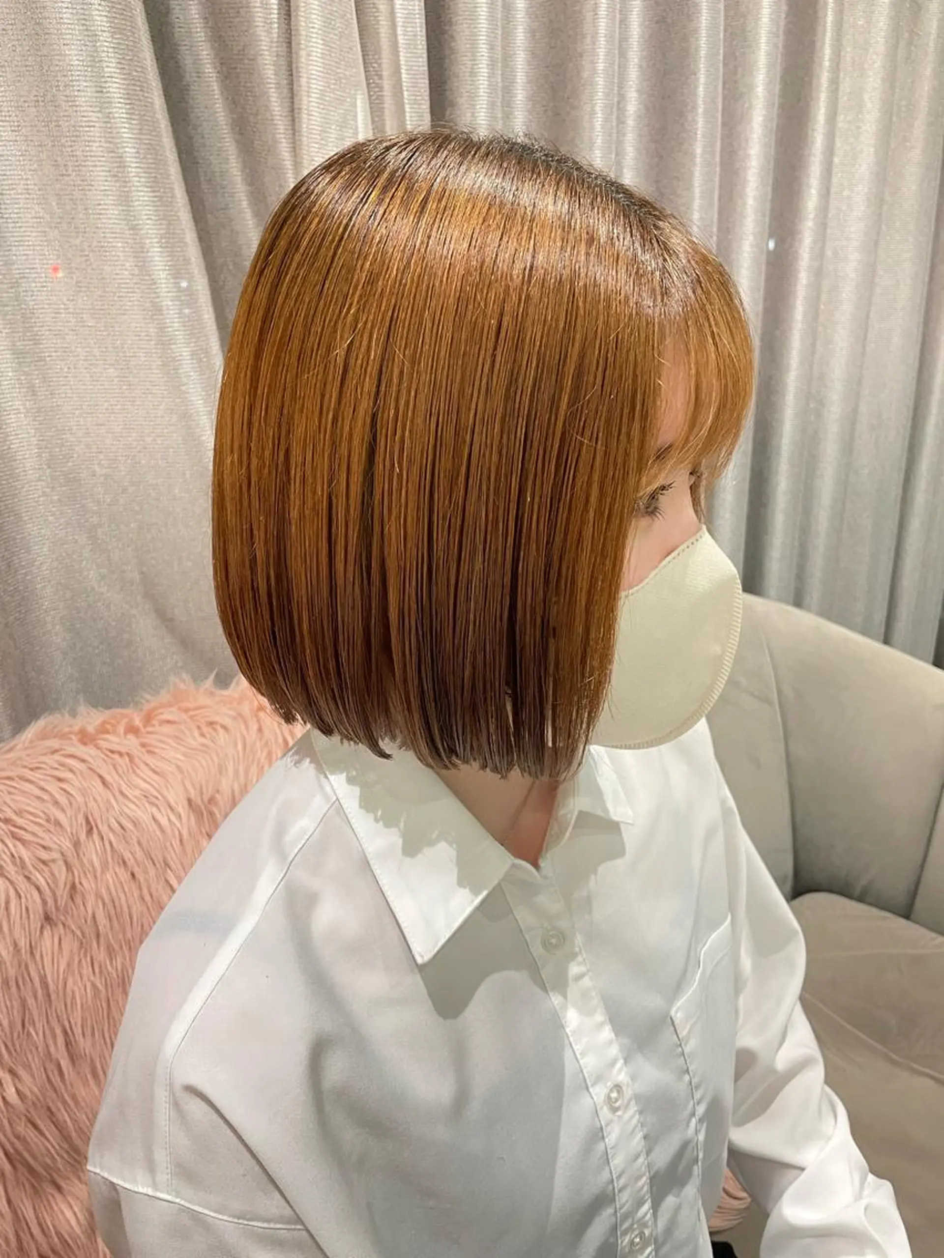ショート ボブ カット 吉原 愛美のヘアスタイル