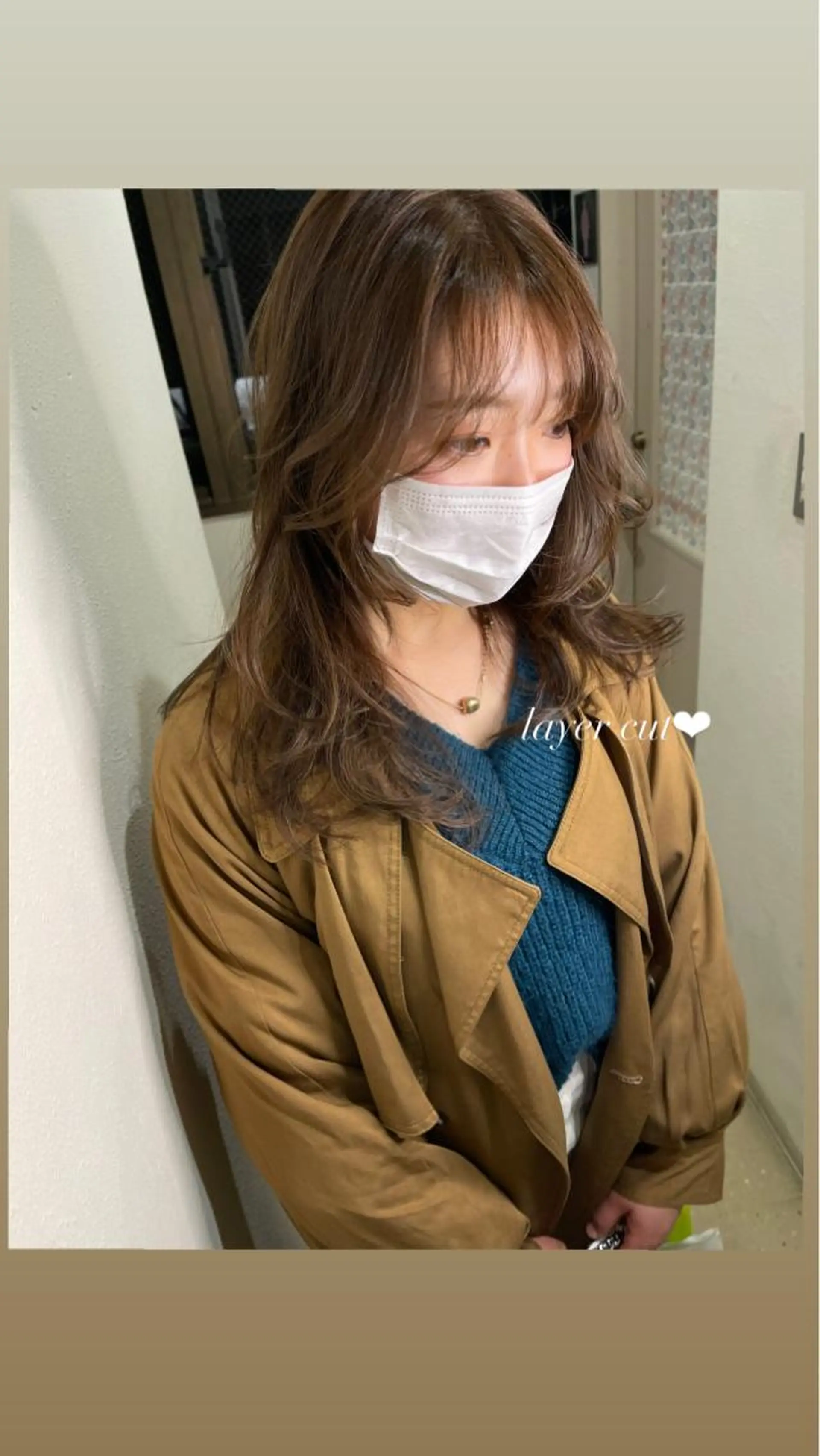 ロング カット ヘアカラー 韓国 / 中国ヘア 🦋Noniのヘアスタイル