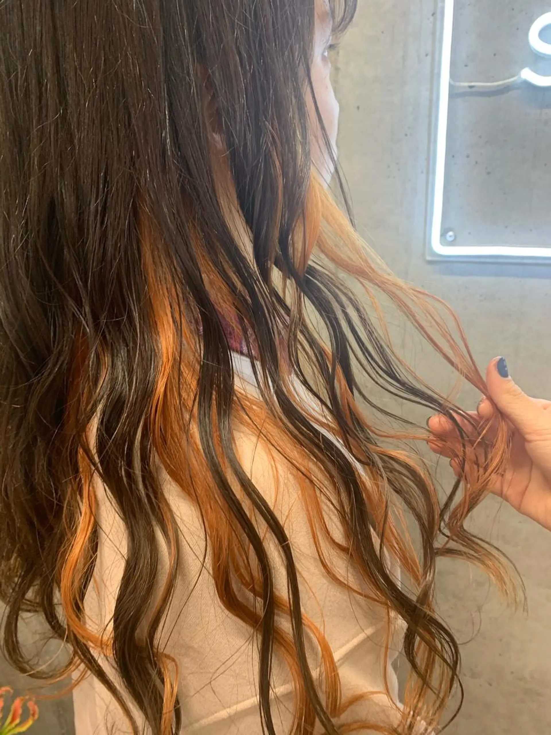 ロング カラー ヘアアレンジ サナ🌱 切りっぱなしボブのヘアスタイル