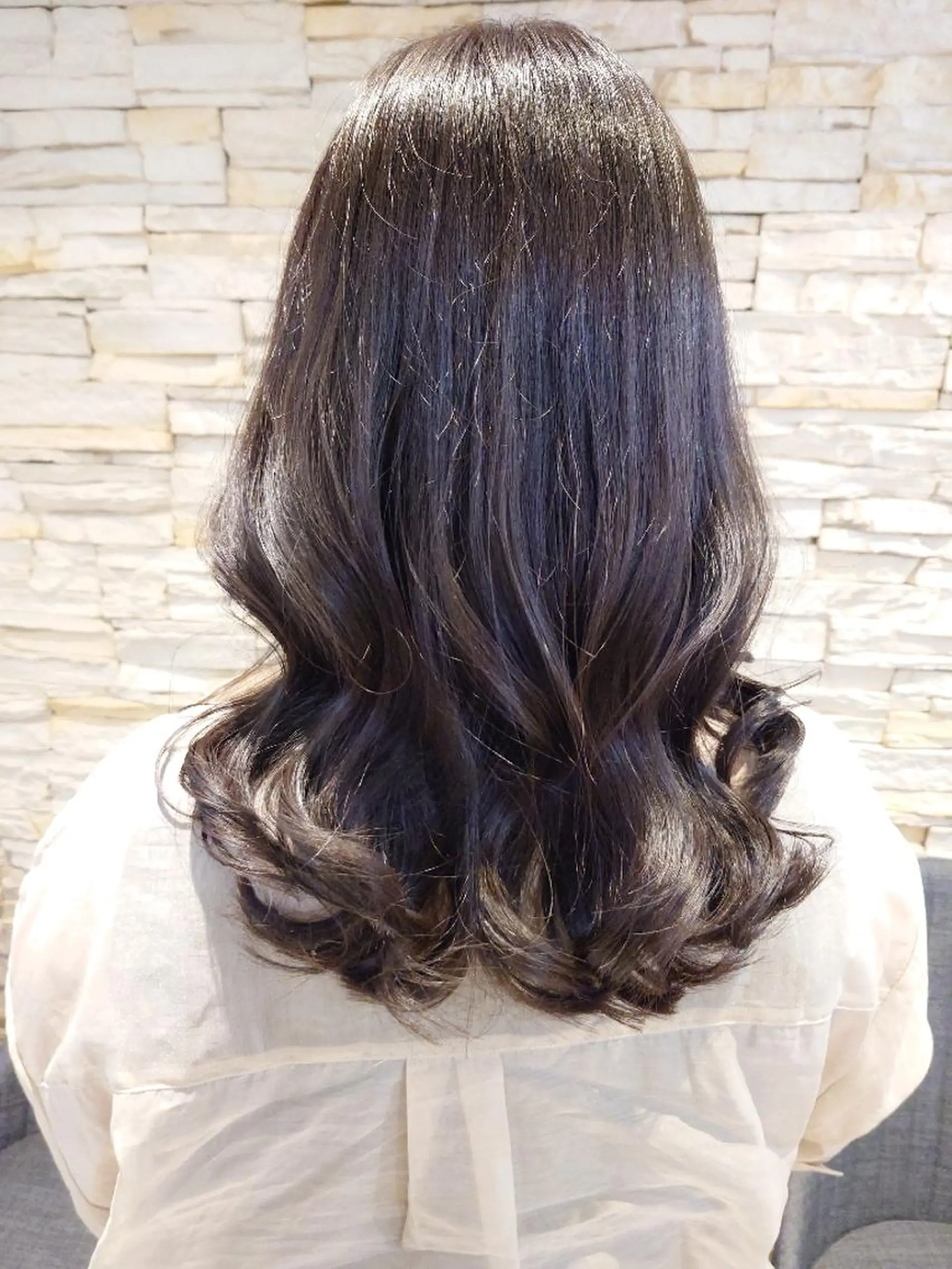 セミロング カット ヘアカラー ブリーチ/ 髪質改善/RYOのヘアスタイル