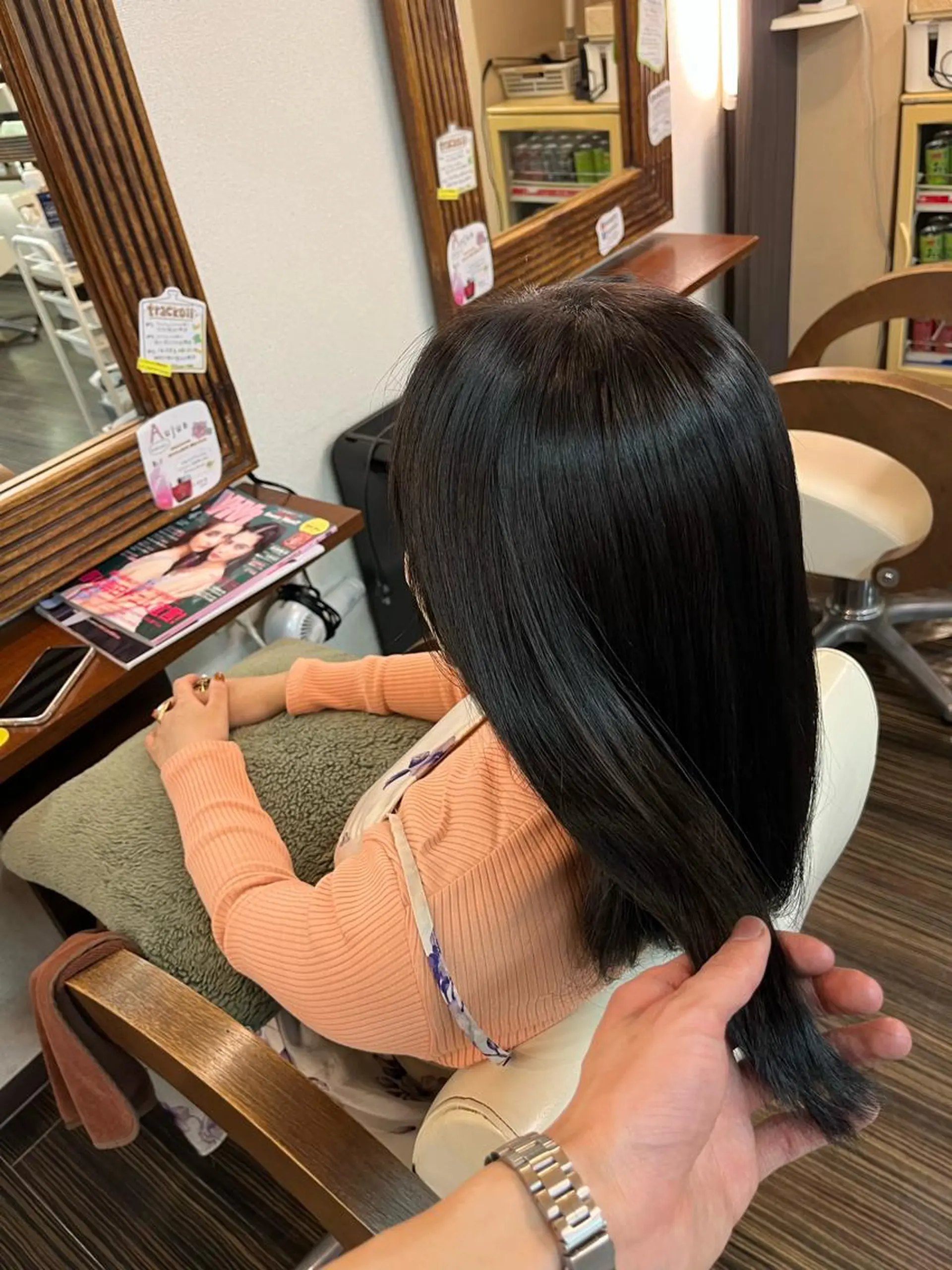 カラー 透明感カラー ヘアカラー トリートメント 💎森 ハリス誠一💎のヘアスタイル