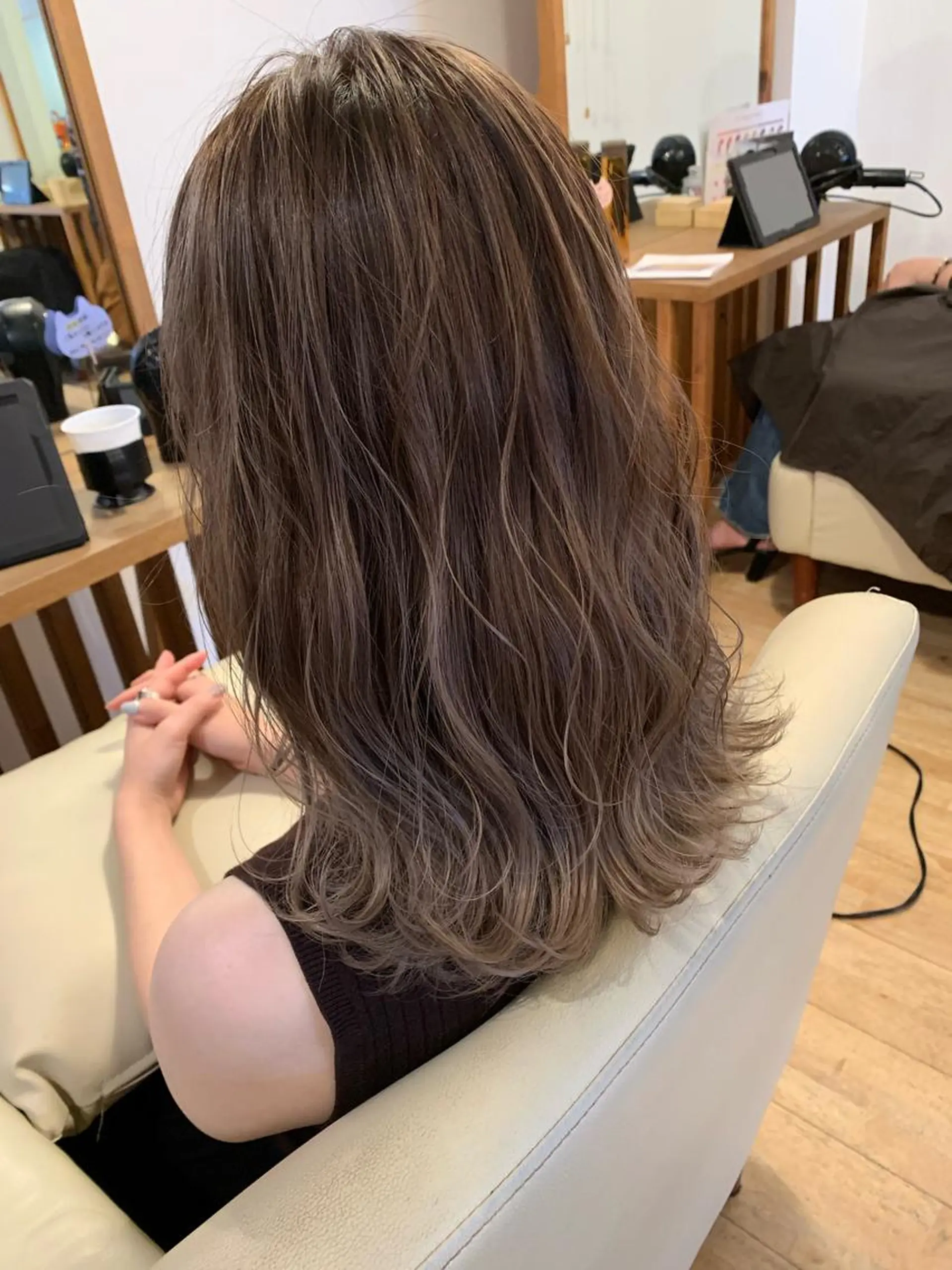 セミロング カラー Joule 大分メンズのヘアスタイル