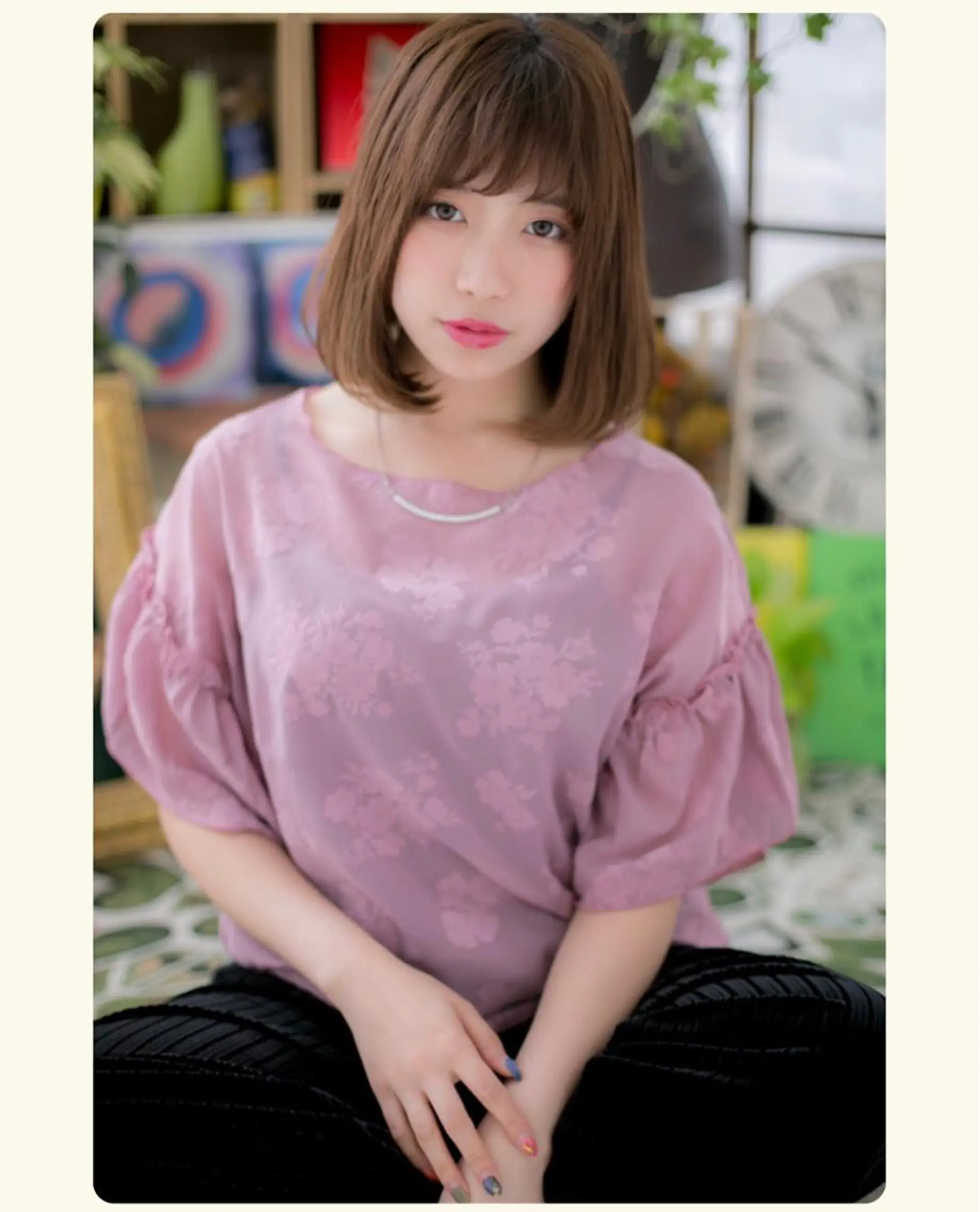 ミディアム cover　hair　bliss上尾店所属・中舘 安津子のヘアスタイル