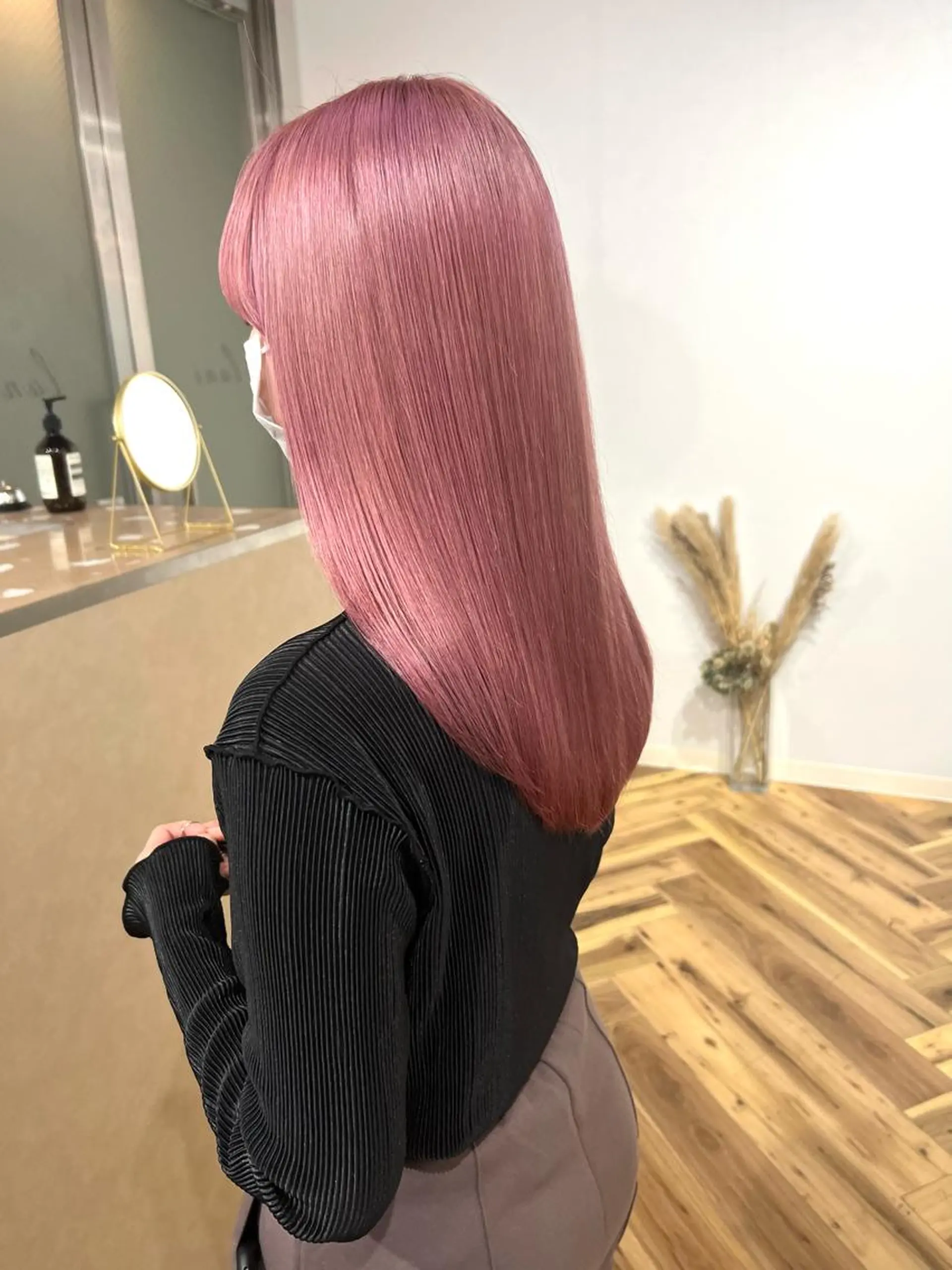 ロング カラー バレイヤージュ ブリーチ ケアブリーチ ハイライトカラー インナーカラー ヘアカラー トリートメント lani 天神大名/ブリーチのヘアスタイル