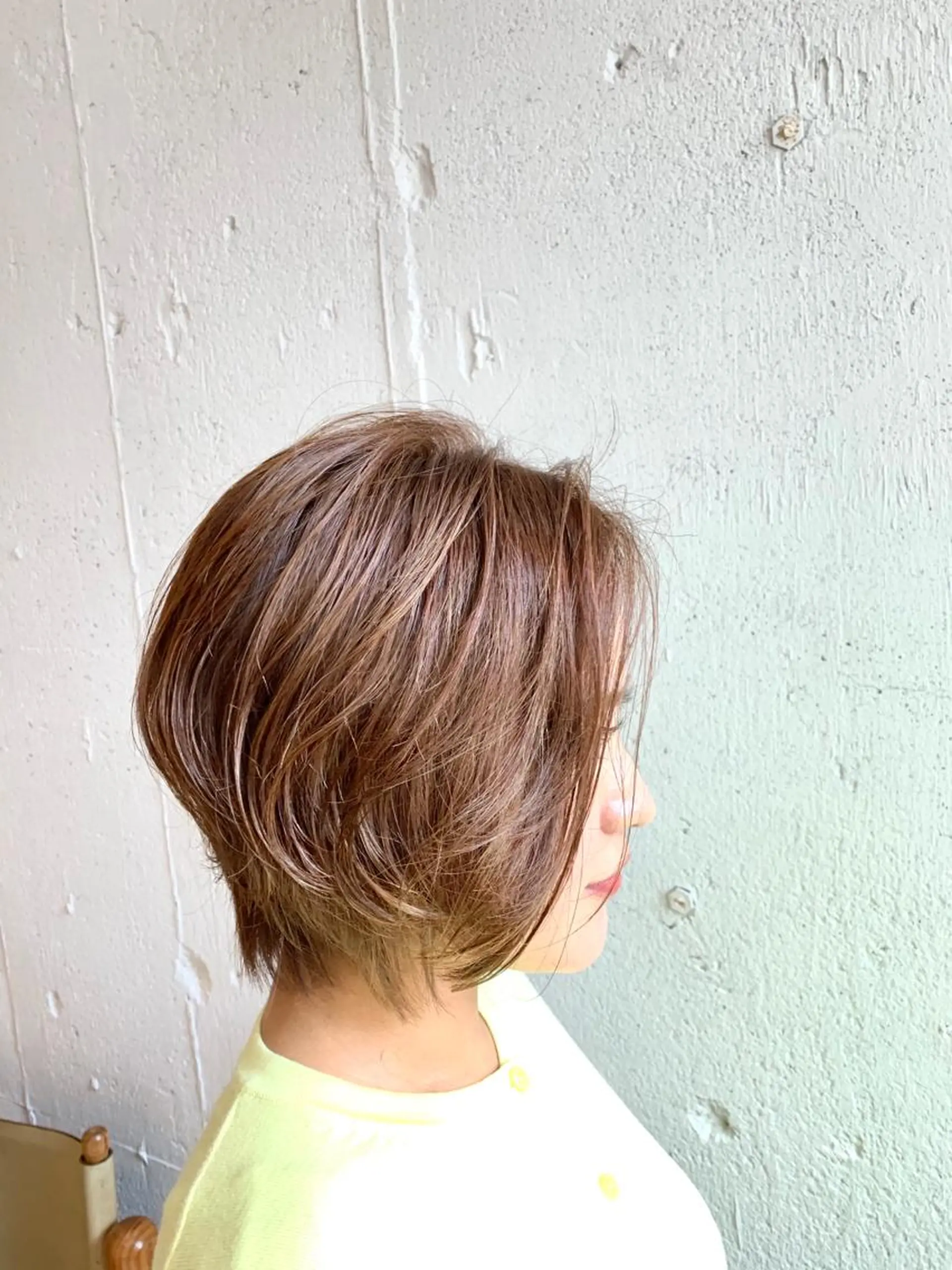 ショート カラー パーマ ハンサムショート ショートヘア 💛丁寧さNo.🥇 🧸片山智裕💛のヘアスタイル