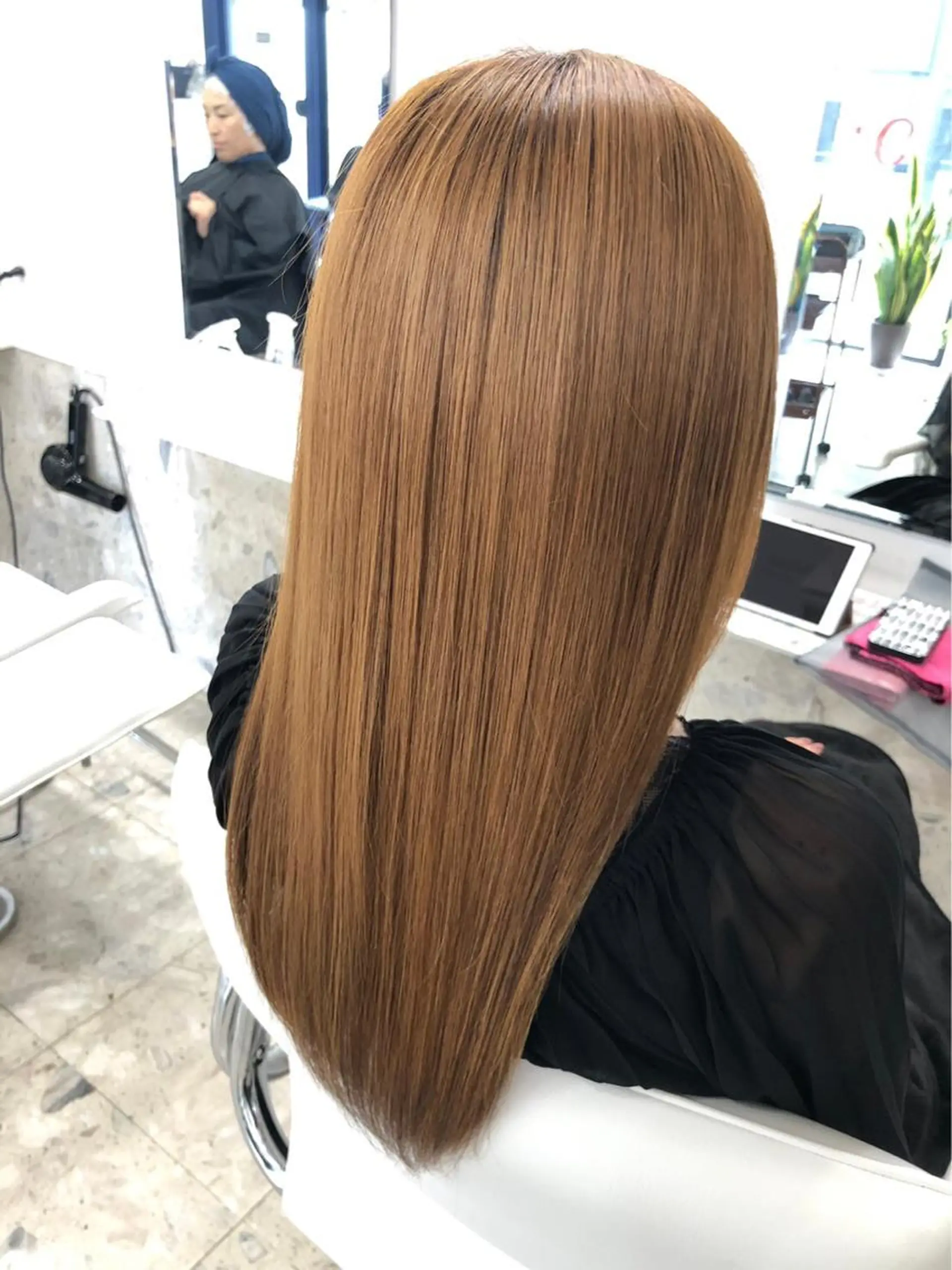 ロング 髪質改善 トリートメント カラー特化サロン ピリナ相武台前のヘアスタイル