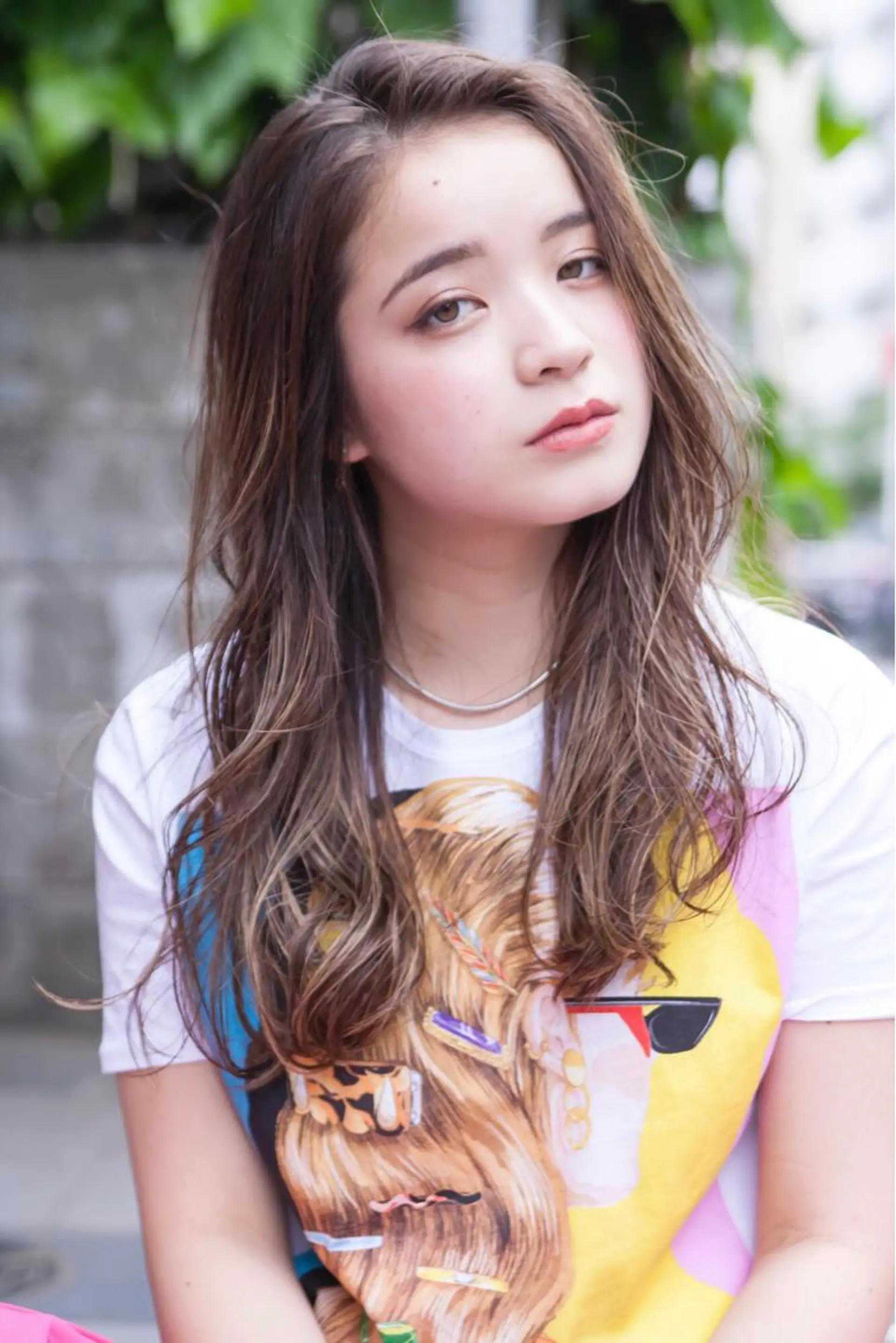 セミロング カラー hao所属・西山 頌太のヘアスタイル