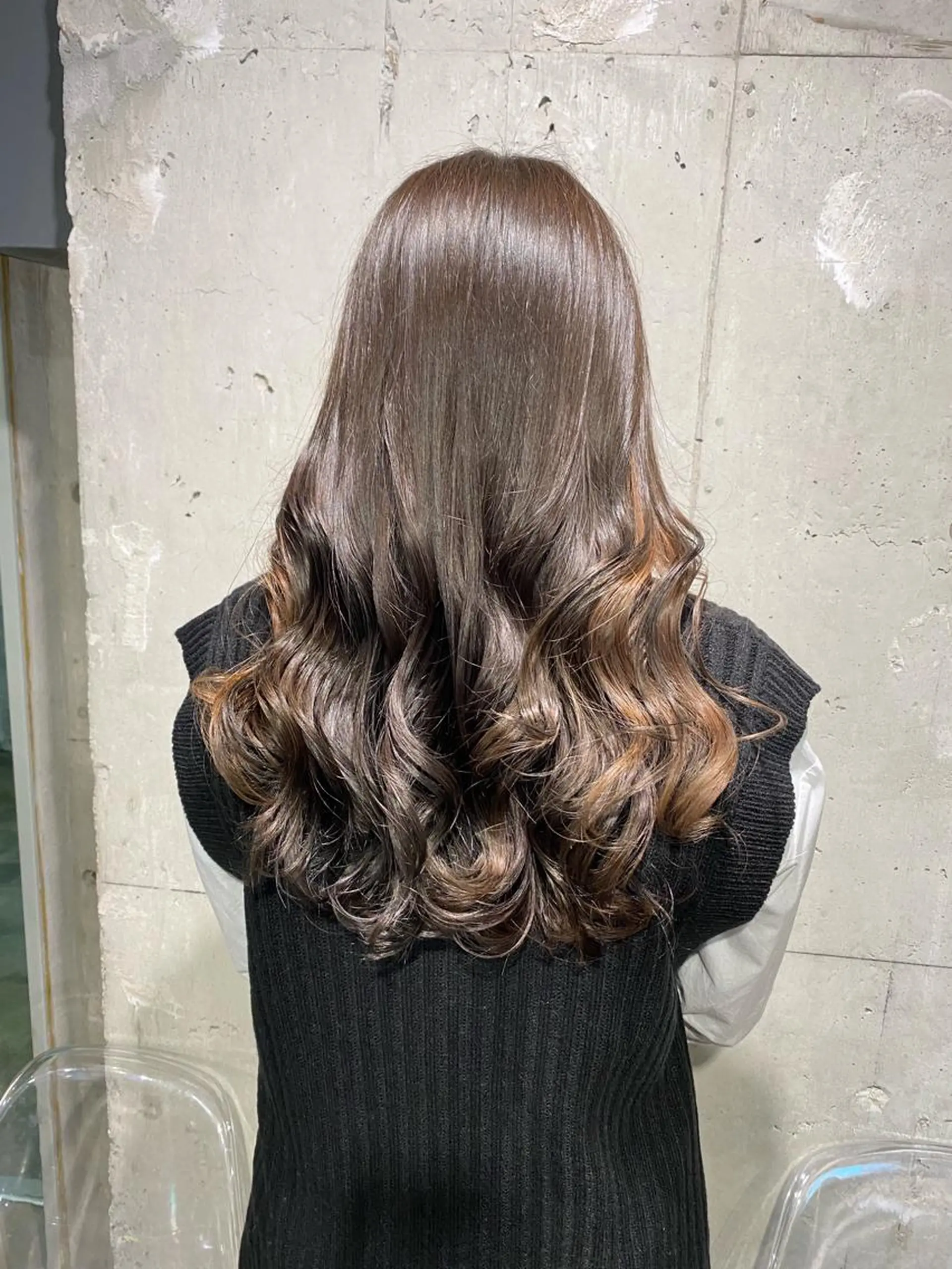 ロング カラー ヘアカラー トリートメント ヘッドスパ ヘアセット EGO所属・EGO Top stylistのヘアスタイル