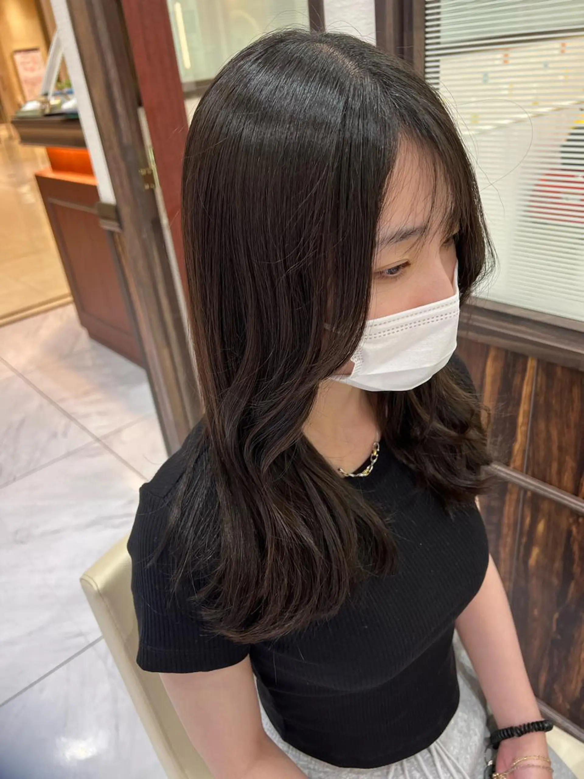 ロング カット トリートメント あんどう ゆうかのヘアスタイル