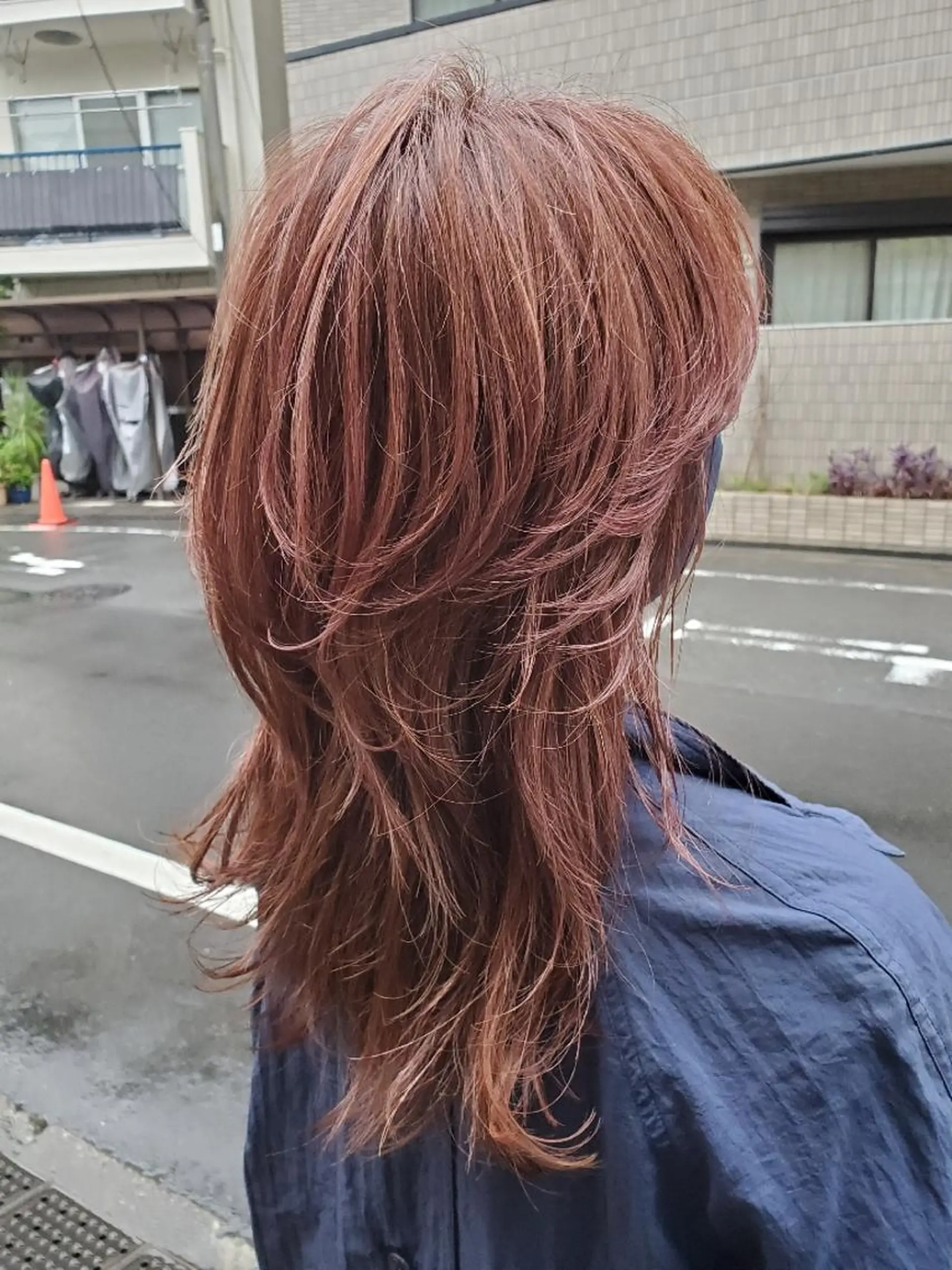 セミロング カラー カット ヘアカラー トリートメント フリーランス所属・韓国ヘア レイヤー くびれヘアMATSUのヘアスタイル