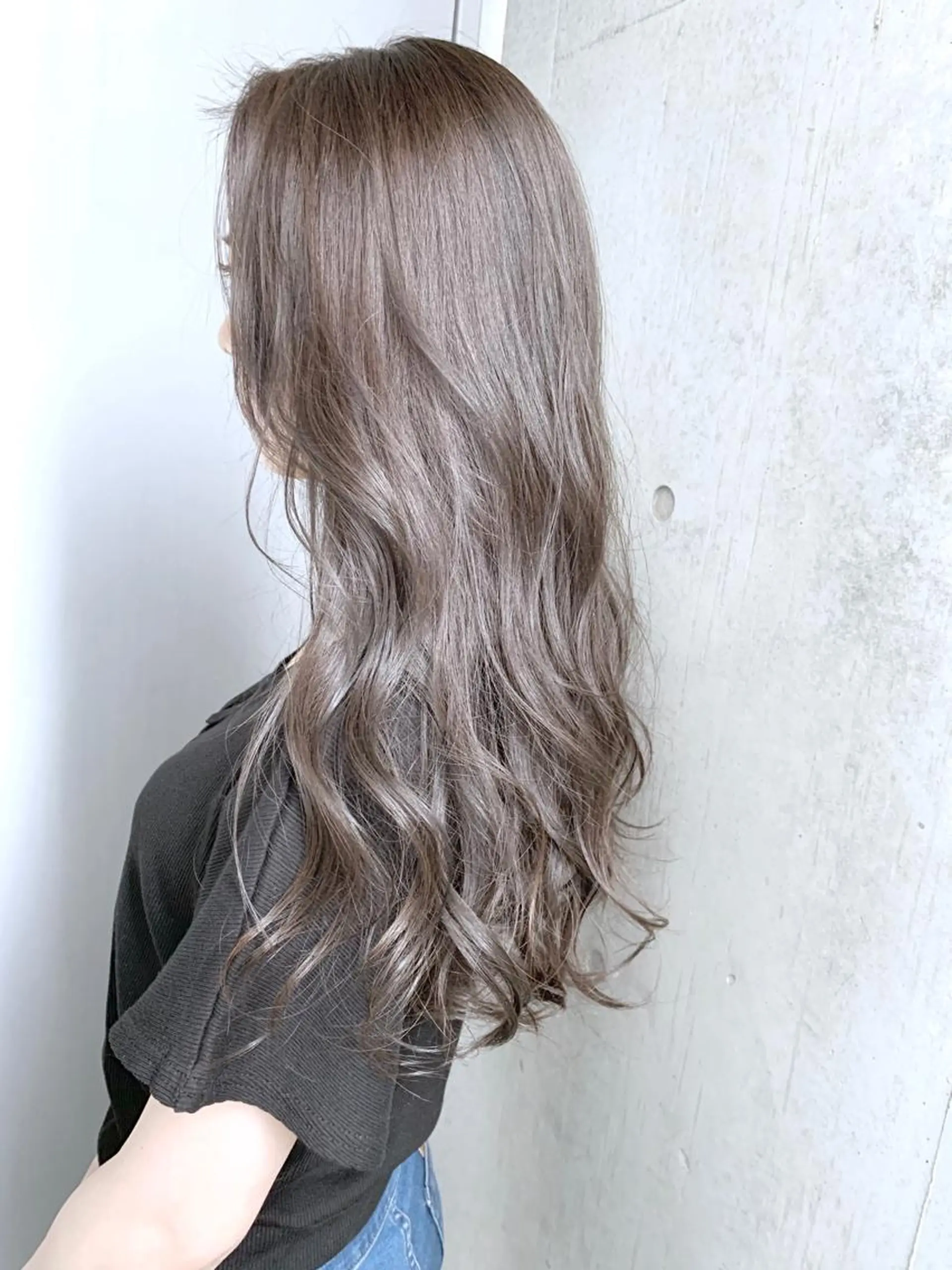 ロング カラー パーマ ヘアアレンジ グレージュ カット ヘアカラー トリートメント ヘアセット filo byFeria渋谷所属・縮毛矯正/美髪 髪質改善/石田幸輔のヘアスタイル