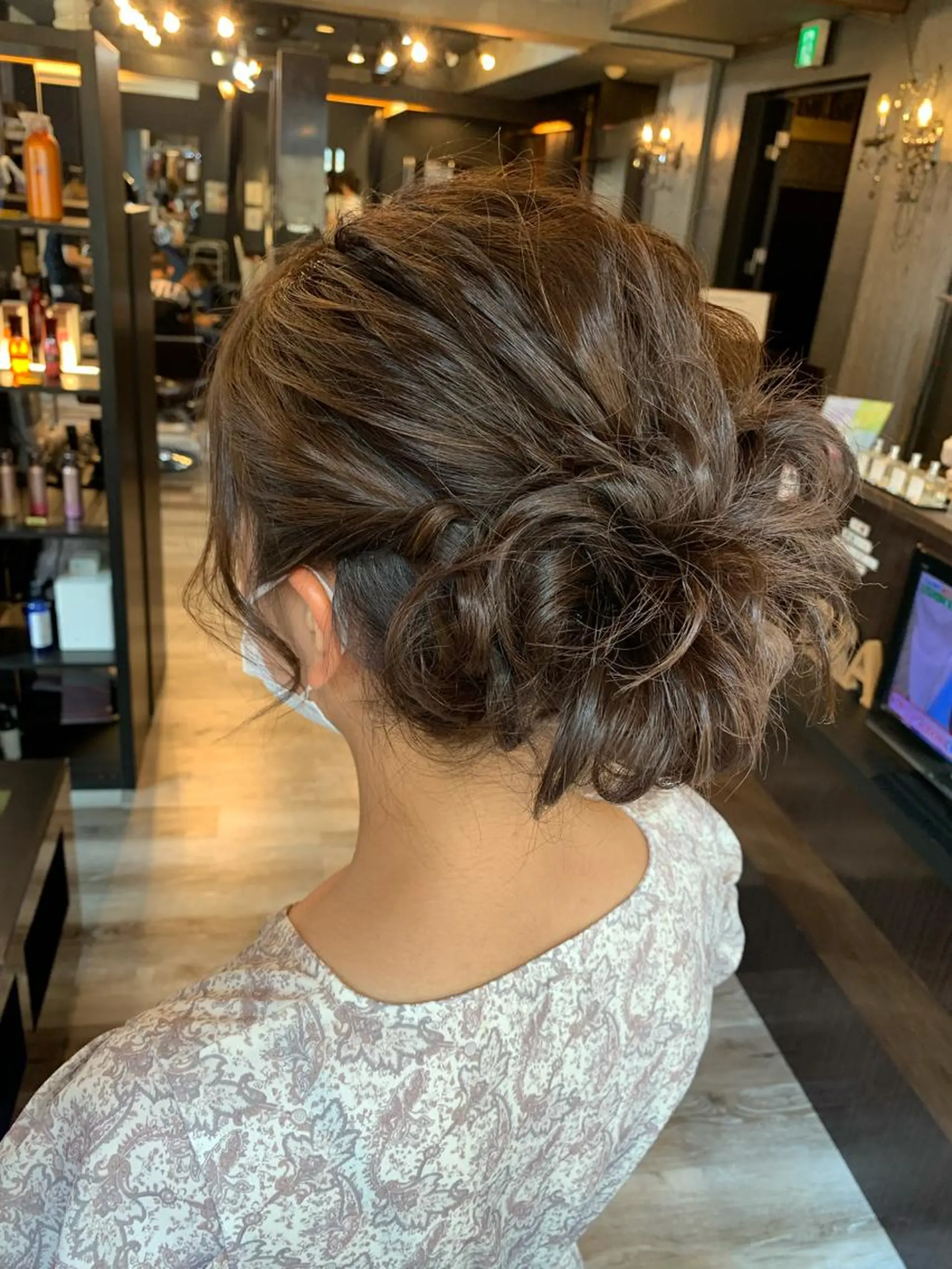 ヘアアレンジ シールエクステ ボブ エクステ ヘアセット KIRA スズキ タクヤ／店長のヘアスタイル