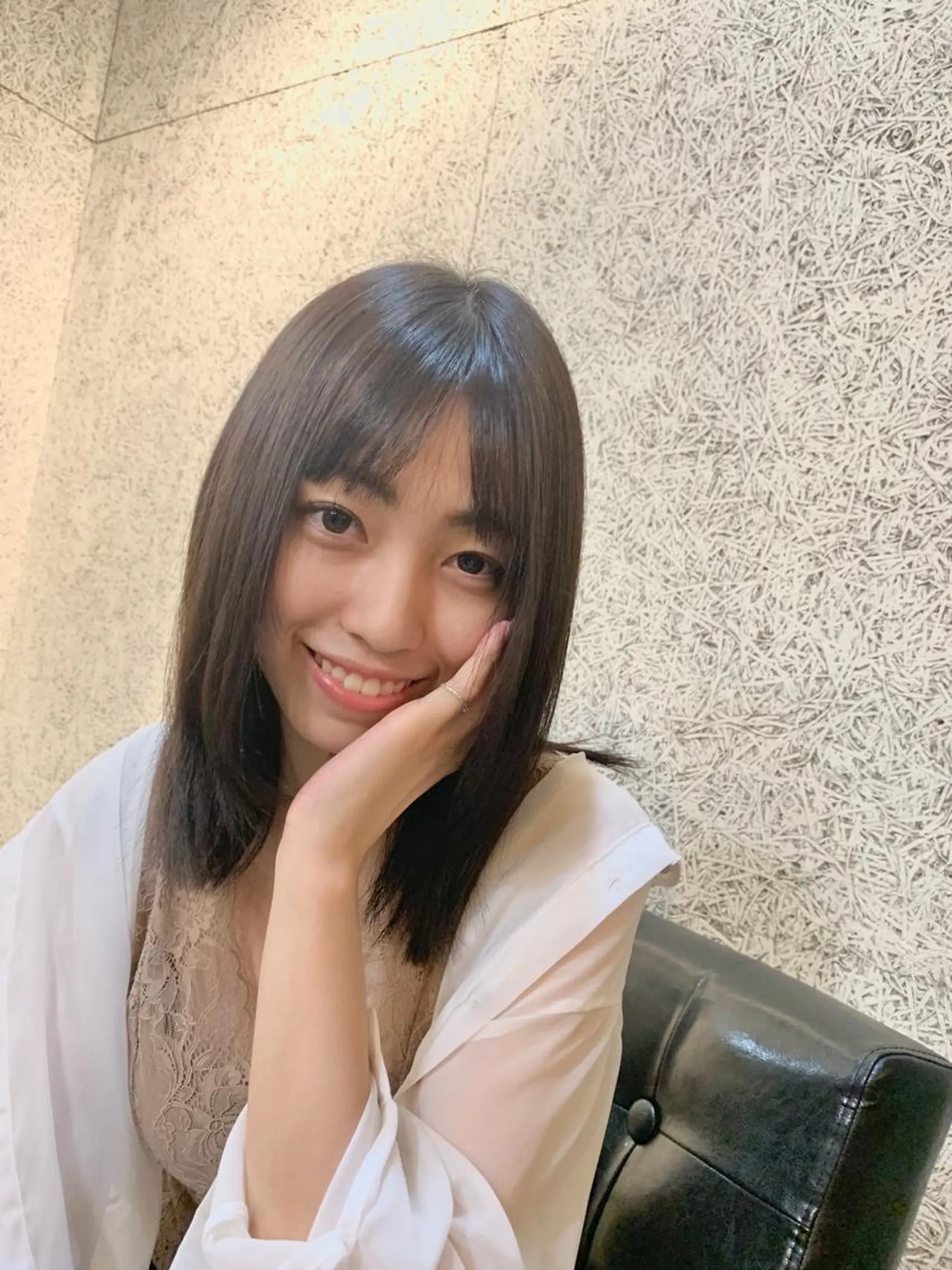 ミディアム カラー ブラウンカラー ショコラブラウン MIRUCO by KURAKU所属・⭐️ハイトーンカラー ⭐️メンズパーマ達成のヘアスタイル