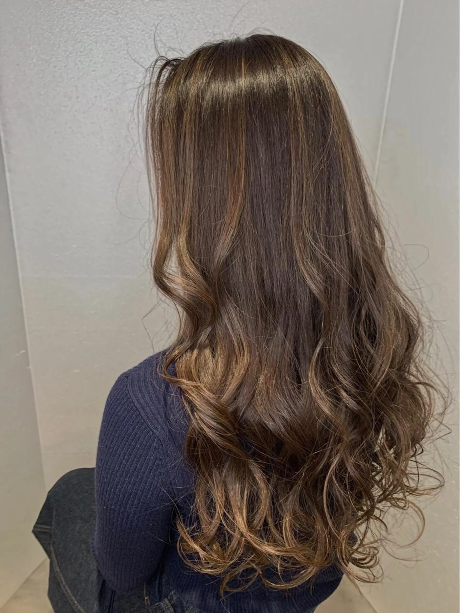 ロング カラー ハイライトカラー ハイライト Lee大阪店所属・店長 濱口 花菜 美髪整形のヘアスタイル