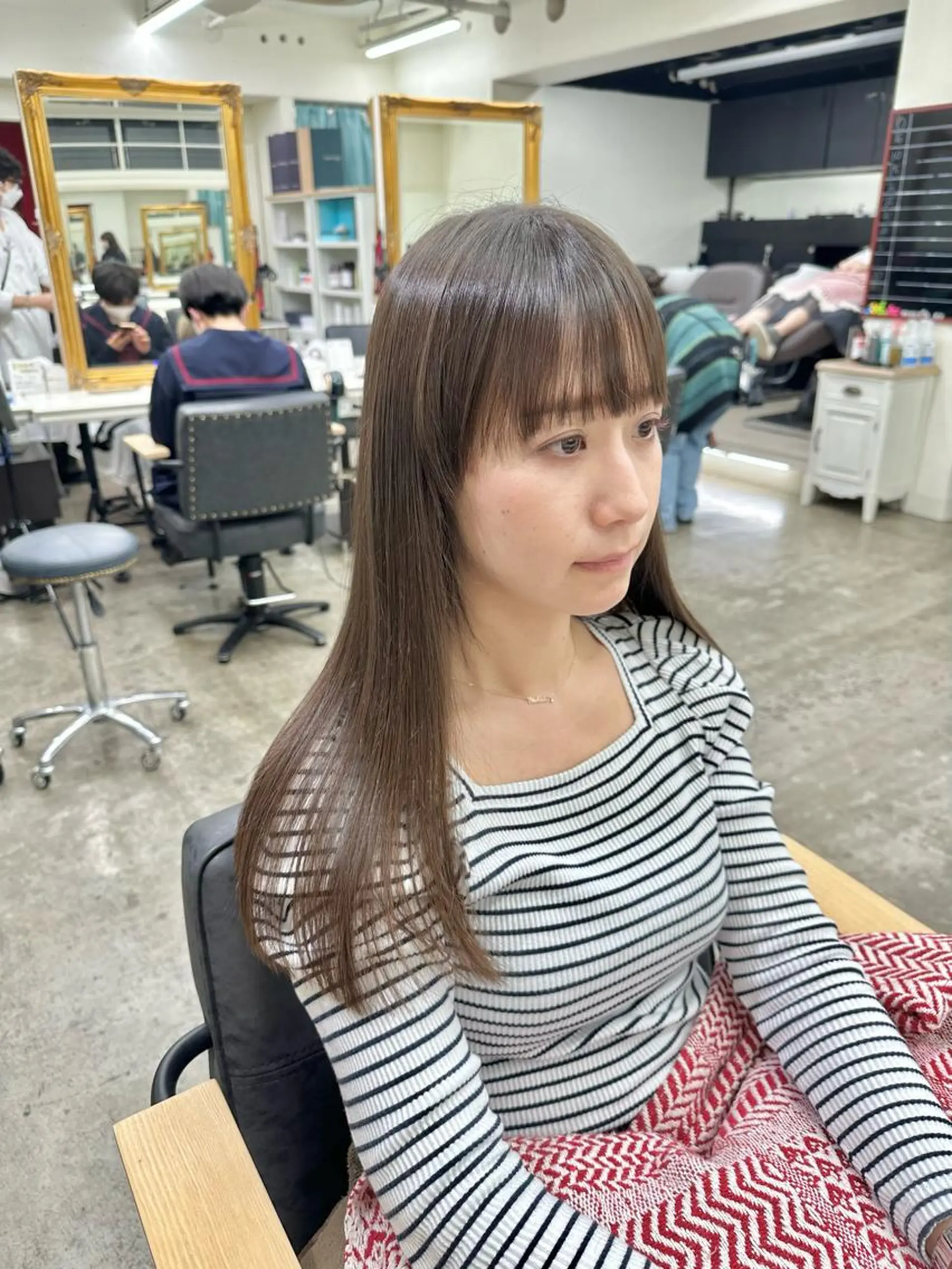 ロング ＼脱・うねり& 広がり／gite菊のヘアスタイル