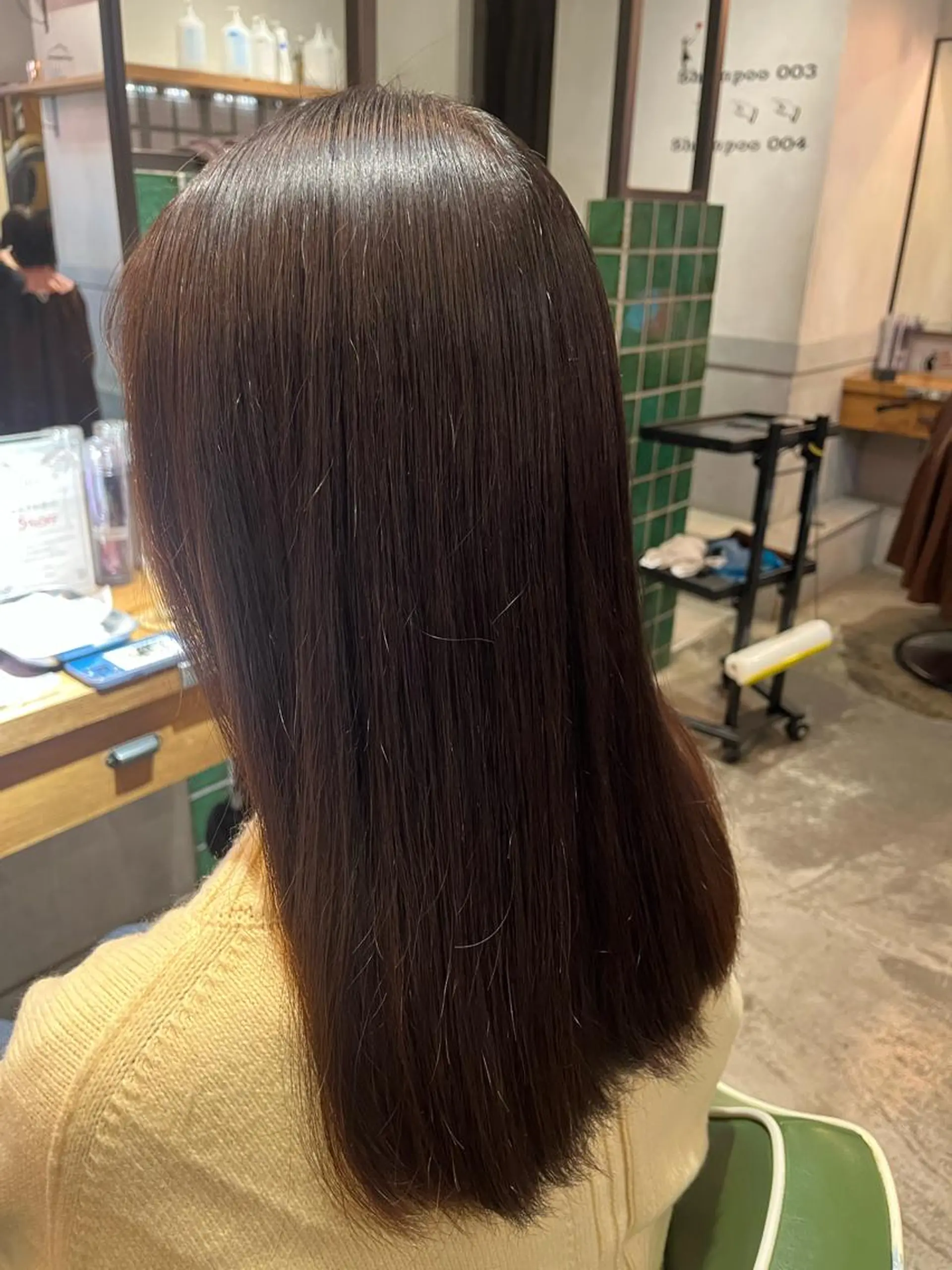 ロング カット ヘアカラー トリートメント SEKINE KANAのヘアスタイル