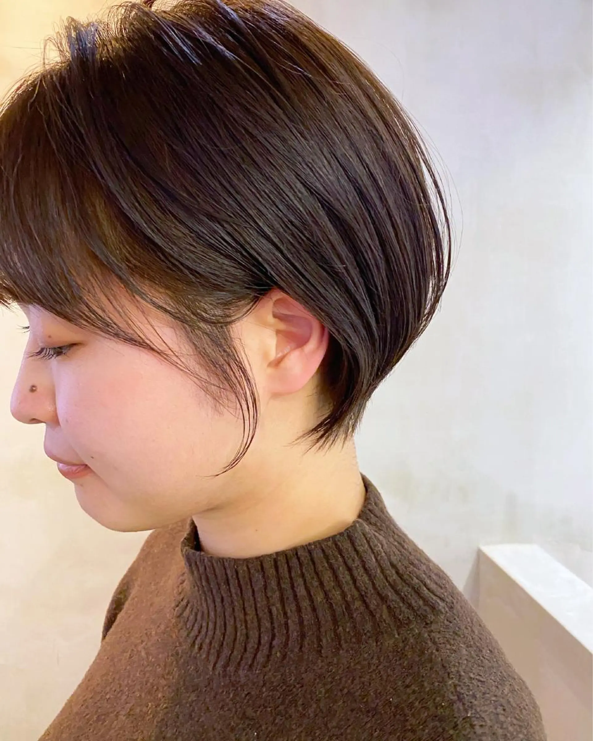 ショート カラー ベージュカラー ブラウンカラー ブラウンベージュ branch 姪浜店所属・コバヤシ タイジュのヘアスタイル